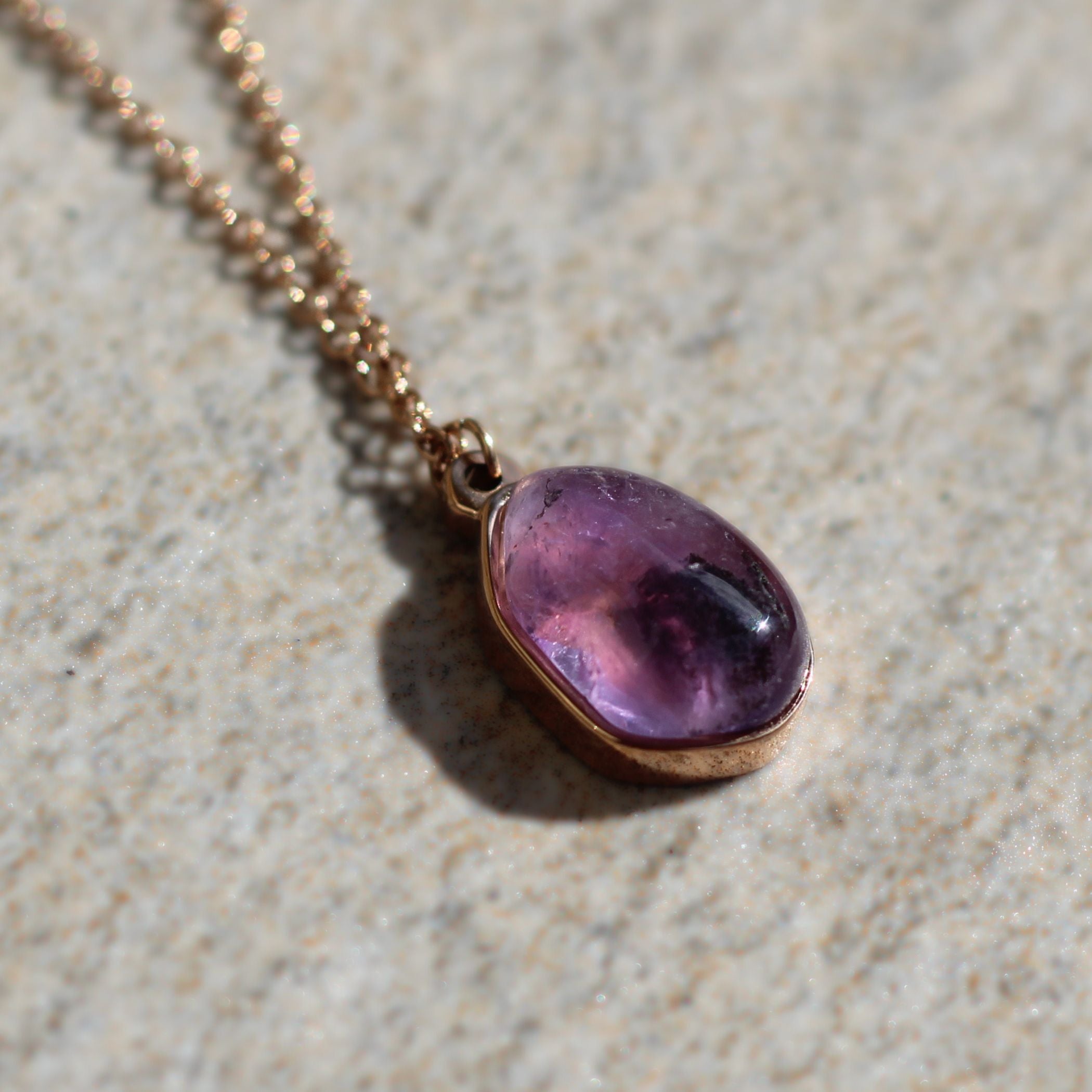 Natural Amethyst Drop Necklace for Women | Elegant Purple Gemstone Jewelry Gift for Her | Perfect for Weddings, Parties & Everyday Wear