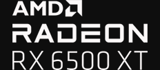 AMD Radeon RX 6500 XT 4GB GDDR6 Gaming Graphics Card - High Performance for PC Gaming, Video Editing & Streaming
