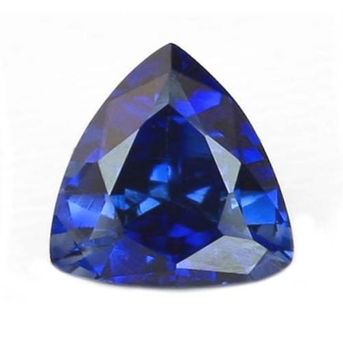 Wholesale Natural Medium Blue Sapphire 4-7mm Trillion Cut VS Loose Stone - September Birthstone for Jewelry Making, Engagement Rings & Gifts