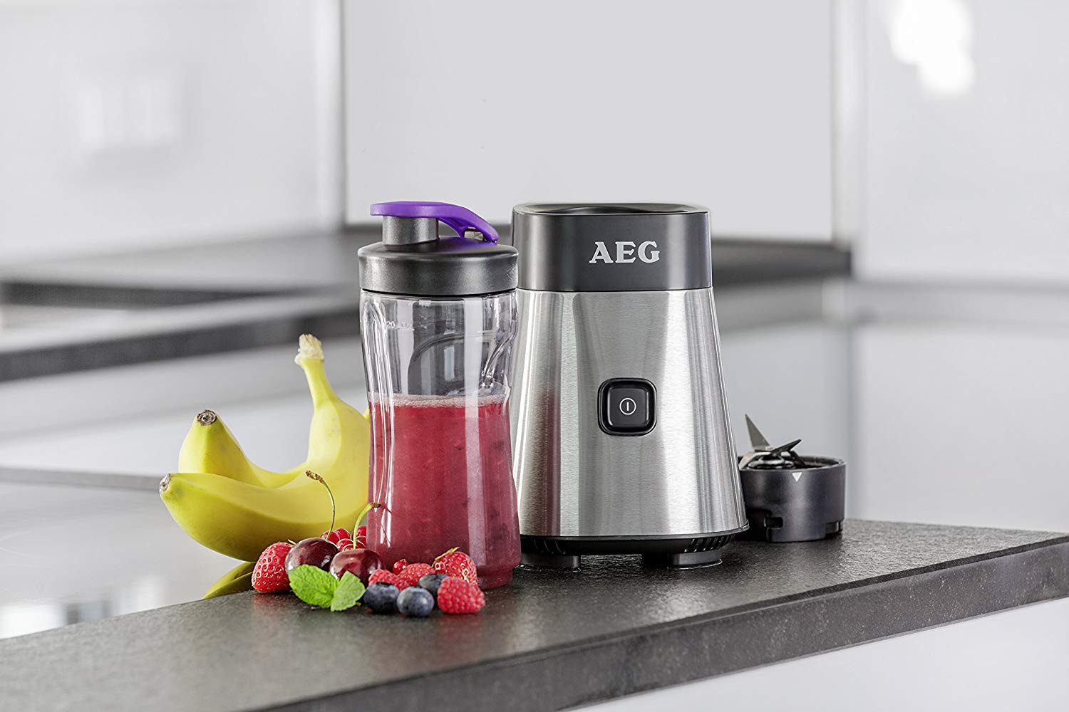 ASBEB2 Twin Pack Tritan Water Bottles for Minimixers - 0.3L Leak-Proof, Dishwasher Safe, Shatterproof, BPA-Free for Hot & Cold Drinks - Perfect for Gym, Office, Travel & Sports Mini Mixer Shakers (Clear)