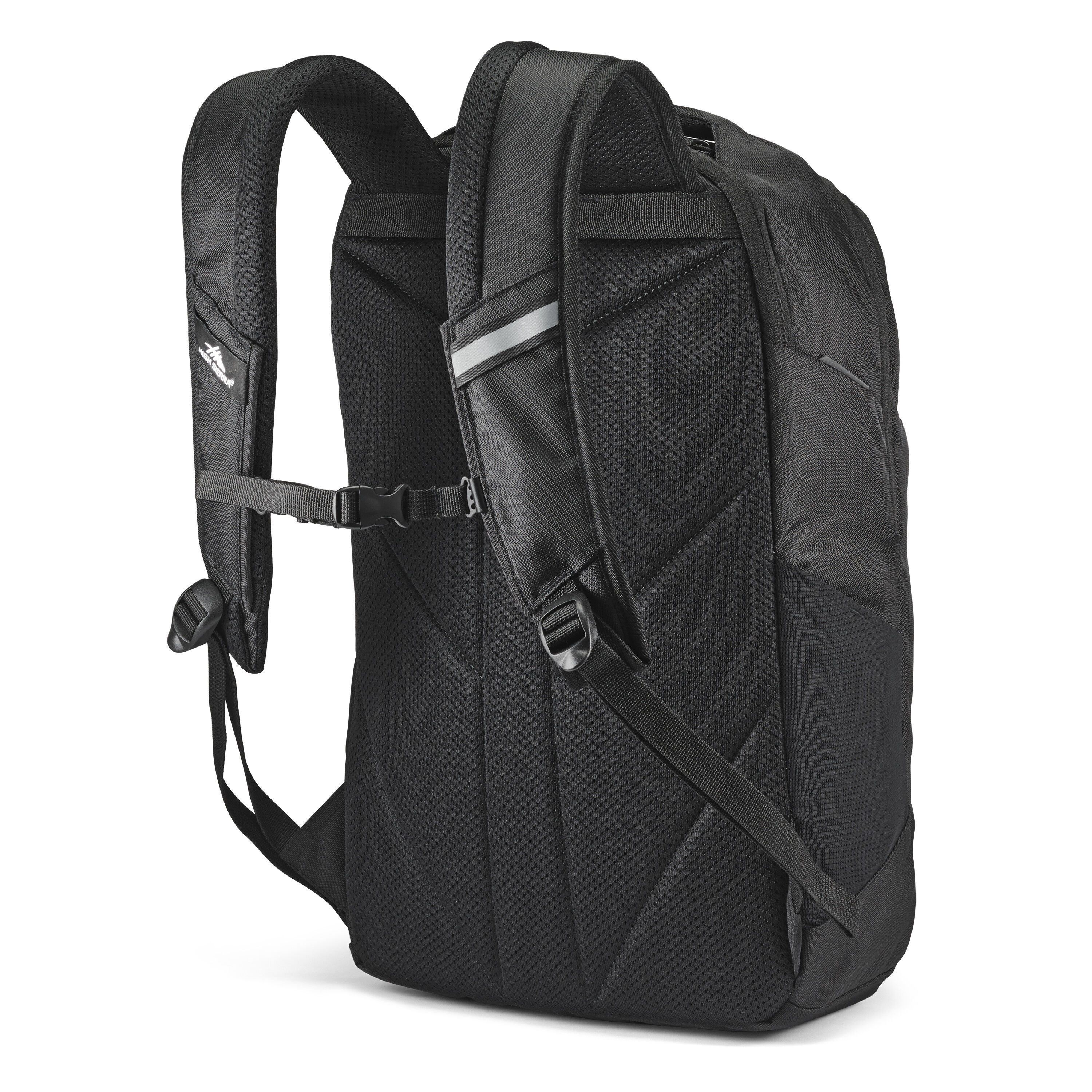 High Sierra Swerve Pro Backpack - Durable Laptop Backpack for Men & Women, Water-Resistant Travel Backpack with USB Charging Port - Perfect for Work, School, Hiking & Commuting