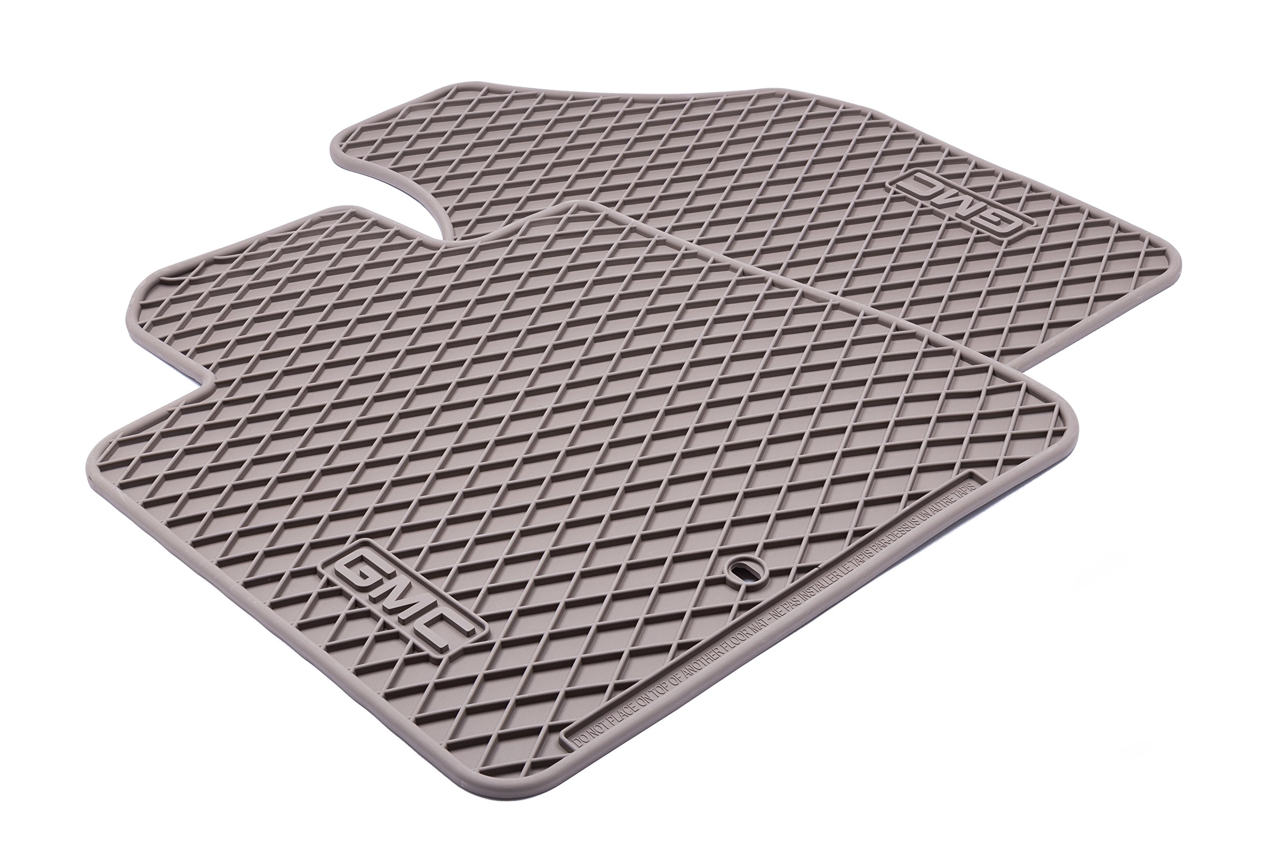 Premium All-Weather Floor Mats for GMC - Dune Color with Logo | Durable Car Protection