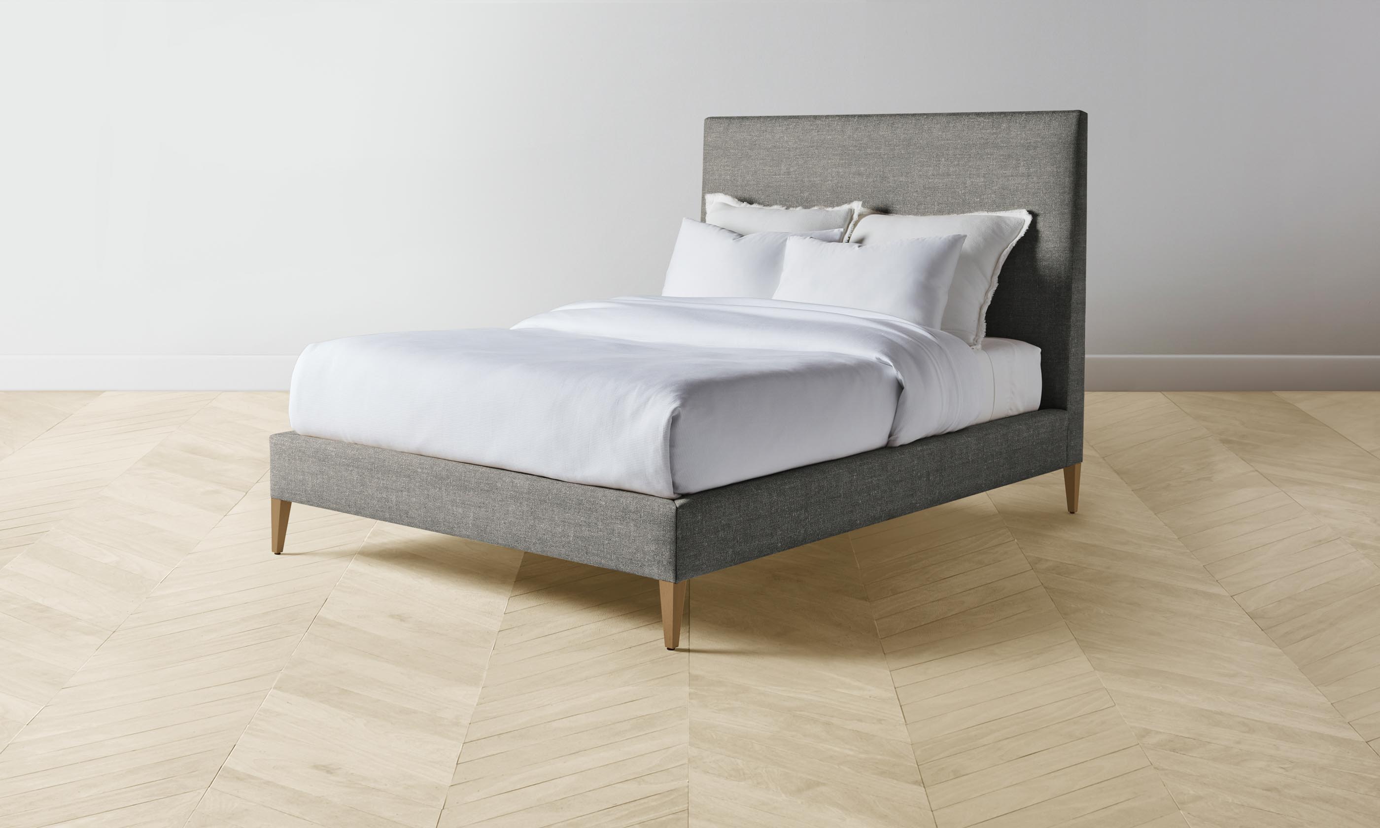 The Essex Bed – Premium Merino Granite Finish | Modern Bedroom Furniture for Luxury Home Decor