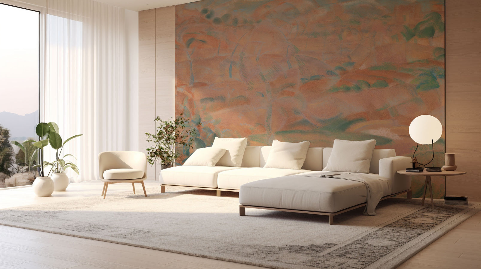 Desert Landscape Wallpaper - High-Quality Nature Scenes for Home & Office Decor | Perfect for Living Room, Bedroom, and Workspace
