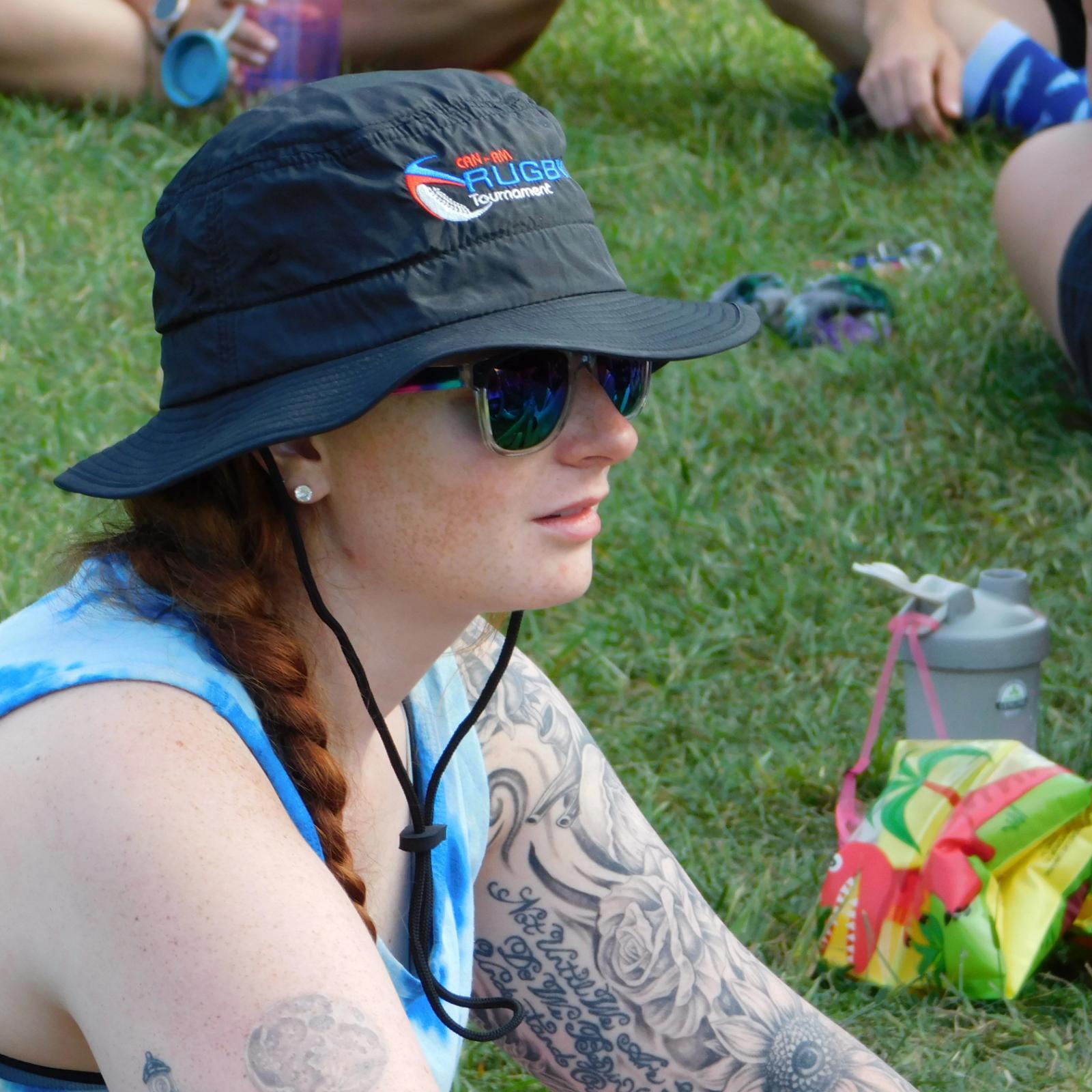 CAN AM Rugby Safari Hat - Adjustable Outdoor Sun Hat for Men & Women - UPF 50+ UV Protection - Perfect for Hiking, Travel, and Sports