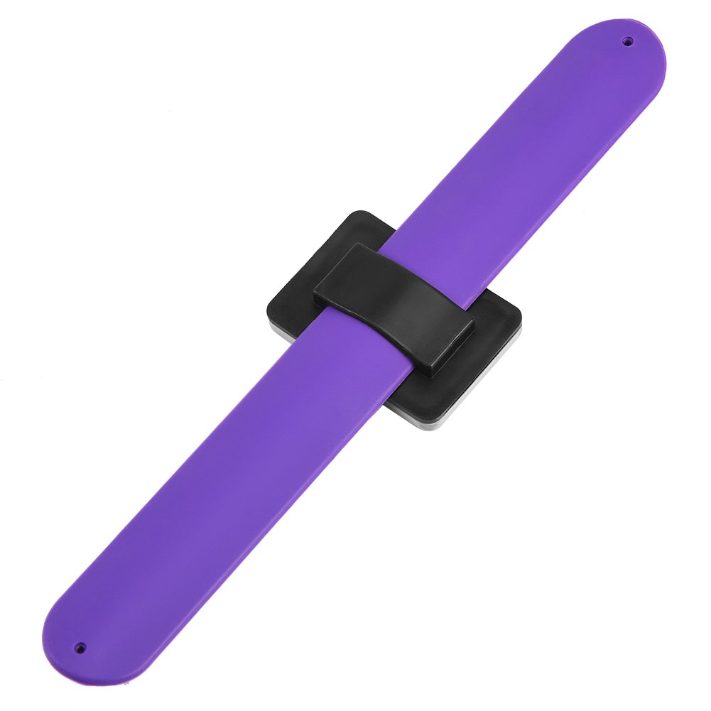 Wosume Magnetic Hair Clips Bracelet - Magnetic Wristband Hairpin Holder for Hair Grip & Styling Accessories (Purple) | Perfect for Salon Stylists & Home Hairdressing