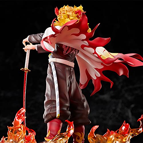 Aniplex Demon Slayer: Kimetsu no Yaiba Kyojuro Rengoku 1/8 Scale Figure - Flame Hashira Collectible Statue for Anime Fans & Home Decor