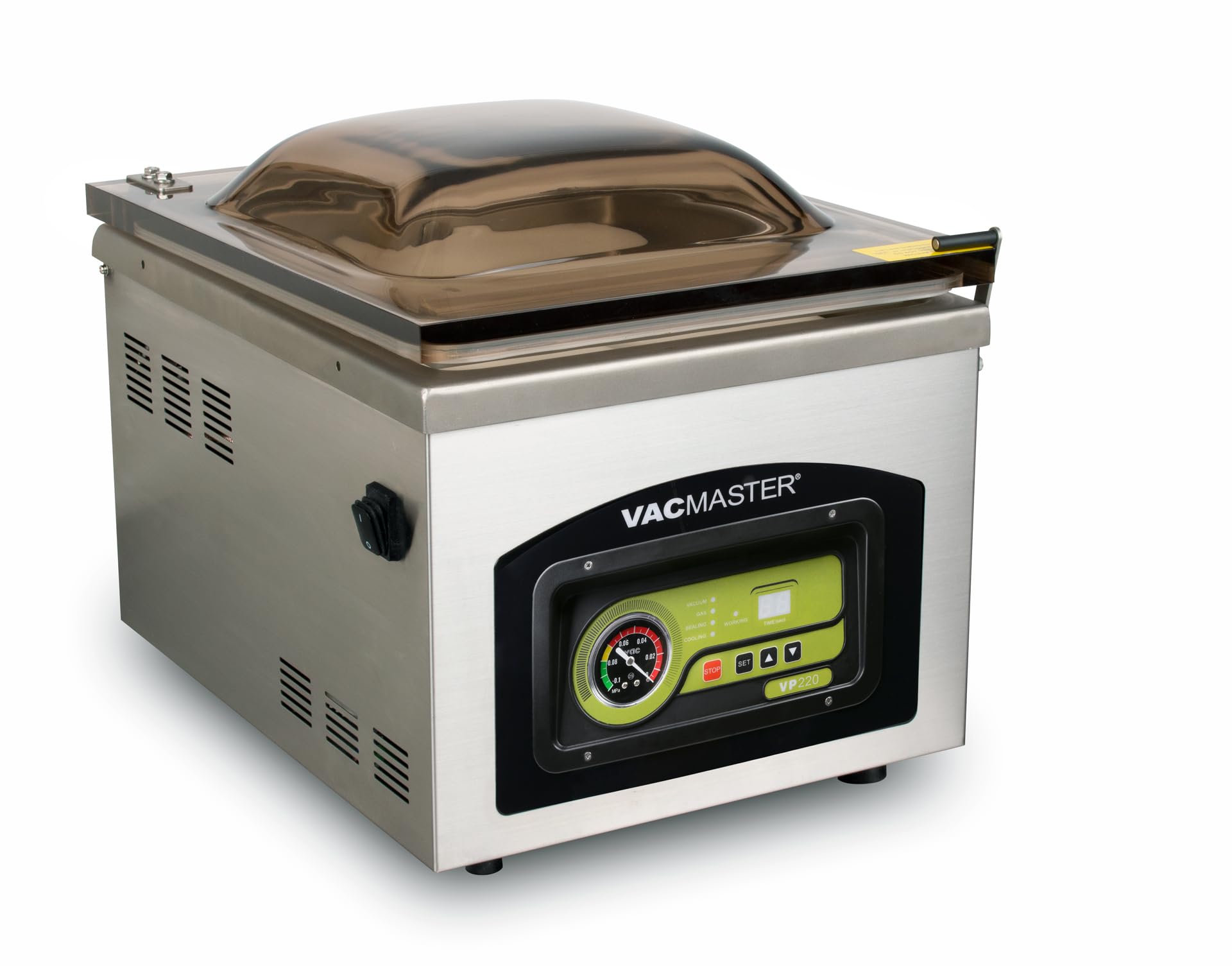 VacMaster VP220 Commercial Chamber Vacuum Sealer Machine - 110V Heavy Duty for Sous Vide Cooking, Liquid & Powder Food Preservation, Long-Term Storage | Maintenance-Free Air Pump with 12.25