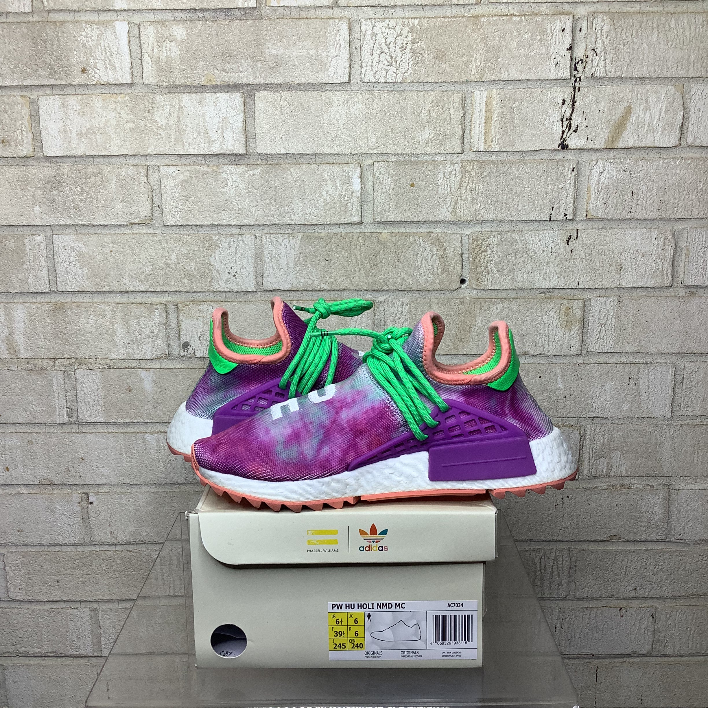 Adidas Human Race NMD Pharrell Williams Holi Festival Sneakers - Size 6.5 (AC7034) | Running, Casual Wear & Street Style Fashion for Men