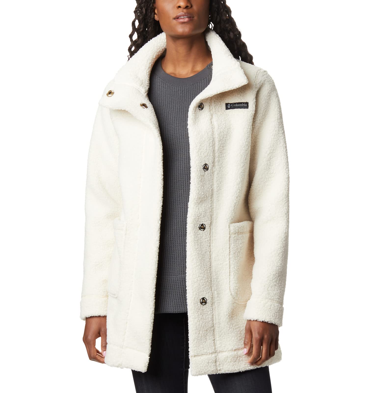 Columbia Women's Panorama Long Jacket - Waterproof Windbreaker for Hiking, Camping & Outdoor Adventures | Lightweight Insulated Winter Coat for Cold Weather