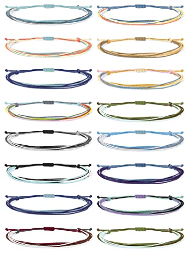 F-16pcs-String Bracelets