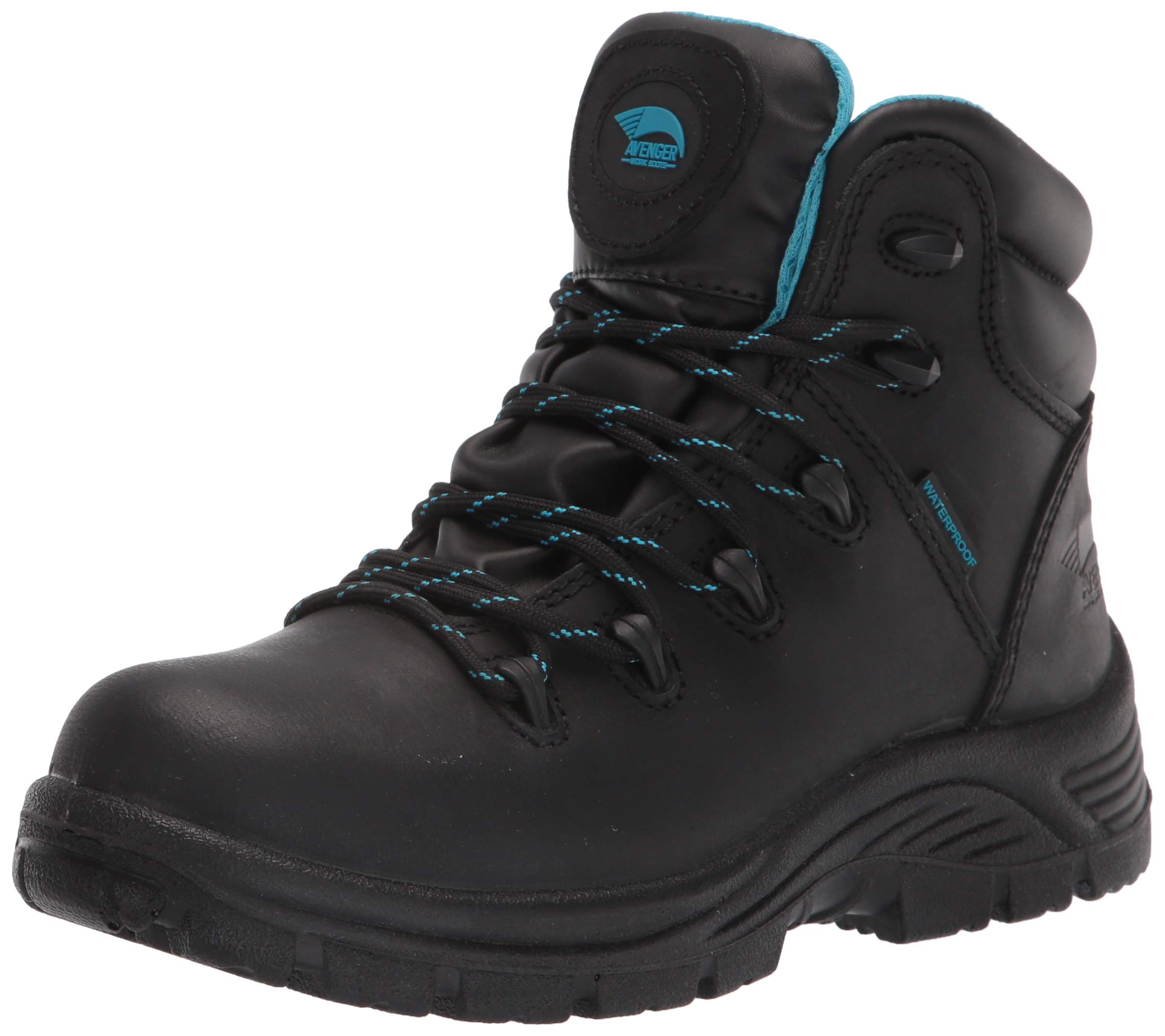 FSI FOOTWEAR SPECIALTIES INTERNATIONAL Women's 7673 Framer Black Leather Soft Toe EH Work Boots - Safety Shoes for Construction, Landscaping & Industrial Work