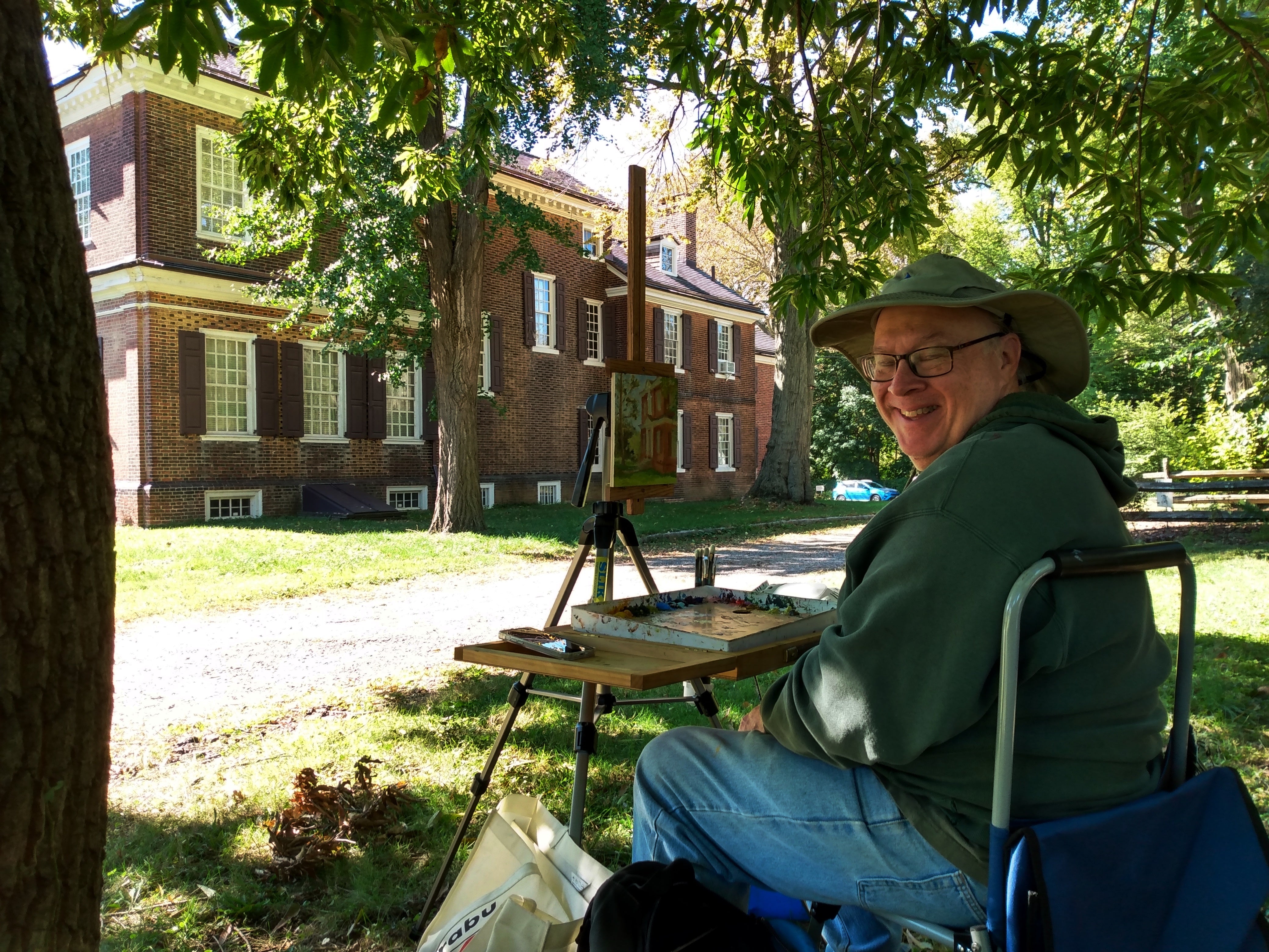 Keith Leitner's Plein Air Painting Kit for Fairmount Park Historic Houses - Perfect for Outdoor Art & Landscape Painting Enthusiasts