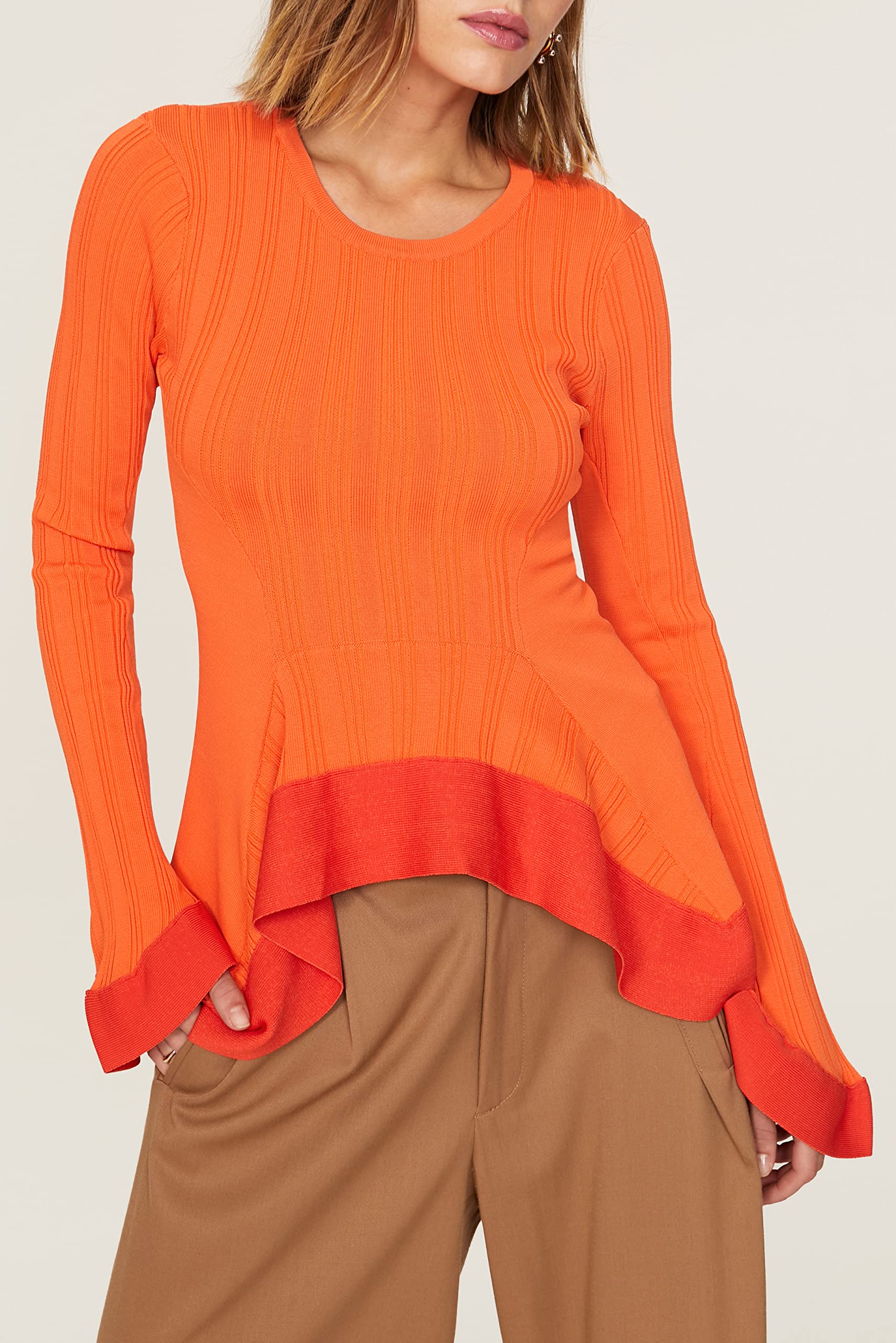 RTR Design Collective Bell Sleeve Sweater - Women's Fashion Knitwear for Fall & Winter | Perfect for Office, Date Night & Casual Outfits