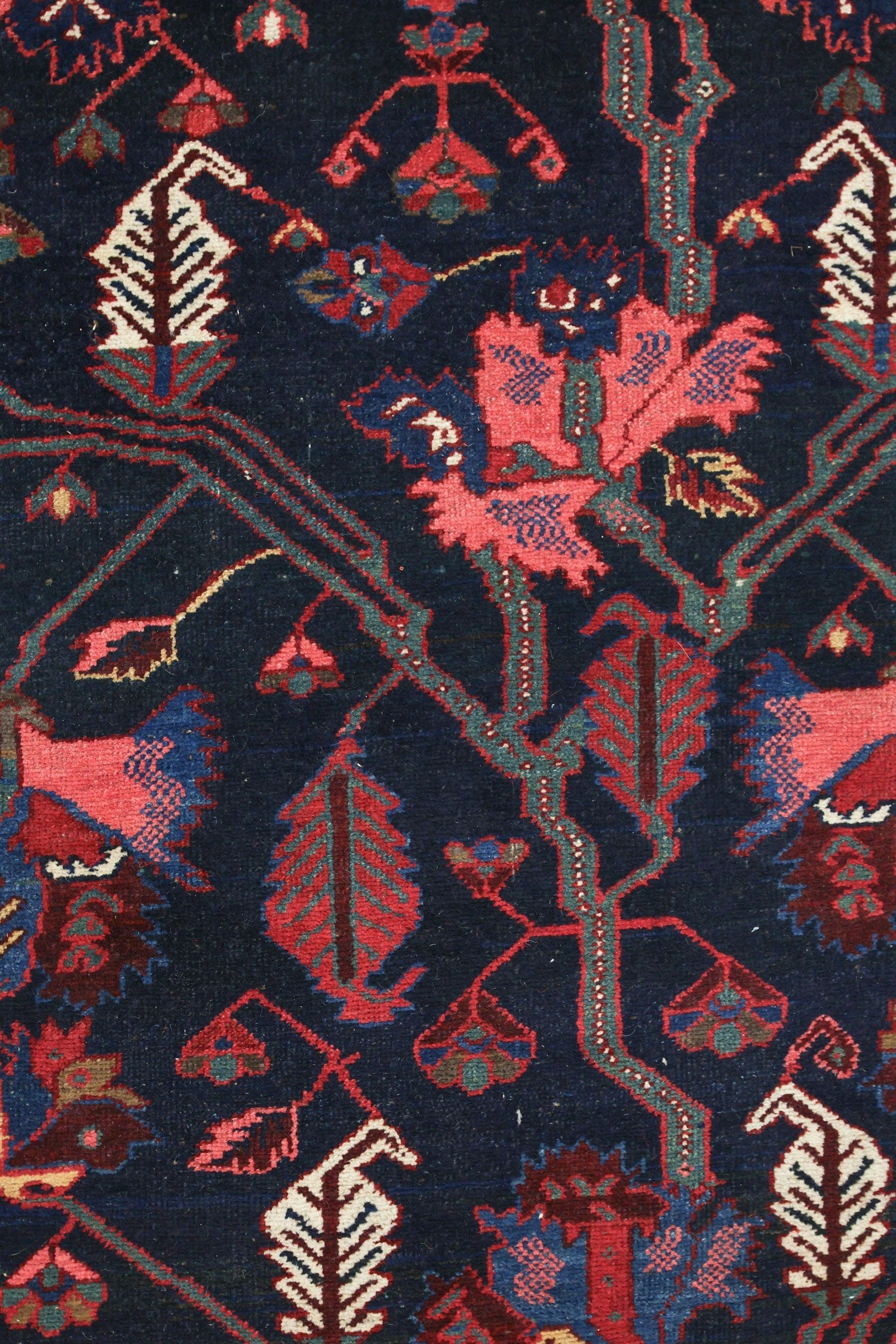 Antique Fine Bakhtiari Handwoven Tribal Rug - Authentic Persian Wool Carpet, Traditional Oriental Design, J76482 - Perfect for Living Room, Bedroom & Home Decor