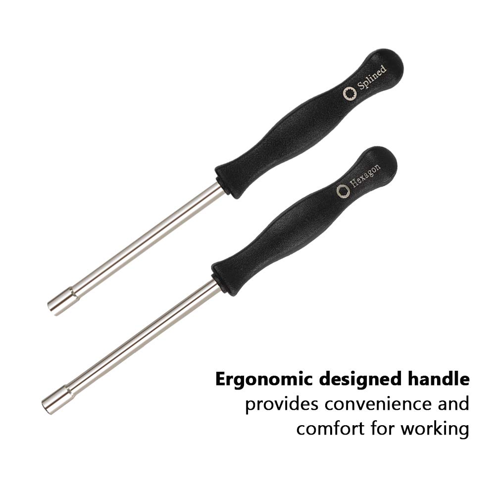 Carburetor Adjustment Tool Kit for 2-Cycle Small Engines - Compatible with Poulan, Husqvarna, STIHL, Echo Trimmers, Weed Eaters & Chainsaws (Splined + Hexagon) - Perfect for Lawn Maintenance, Landscaping & DIY Small Engine Repair