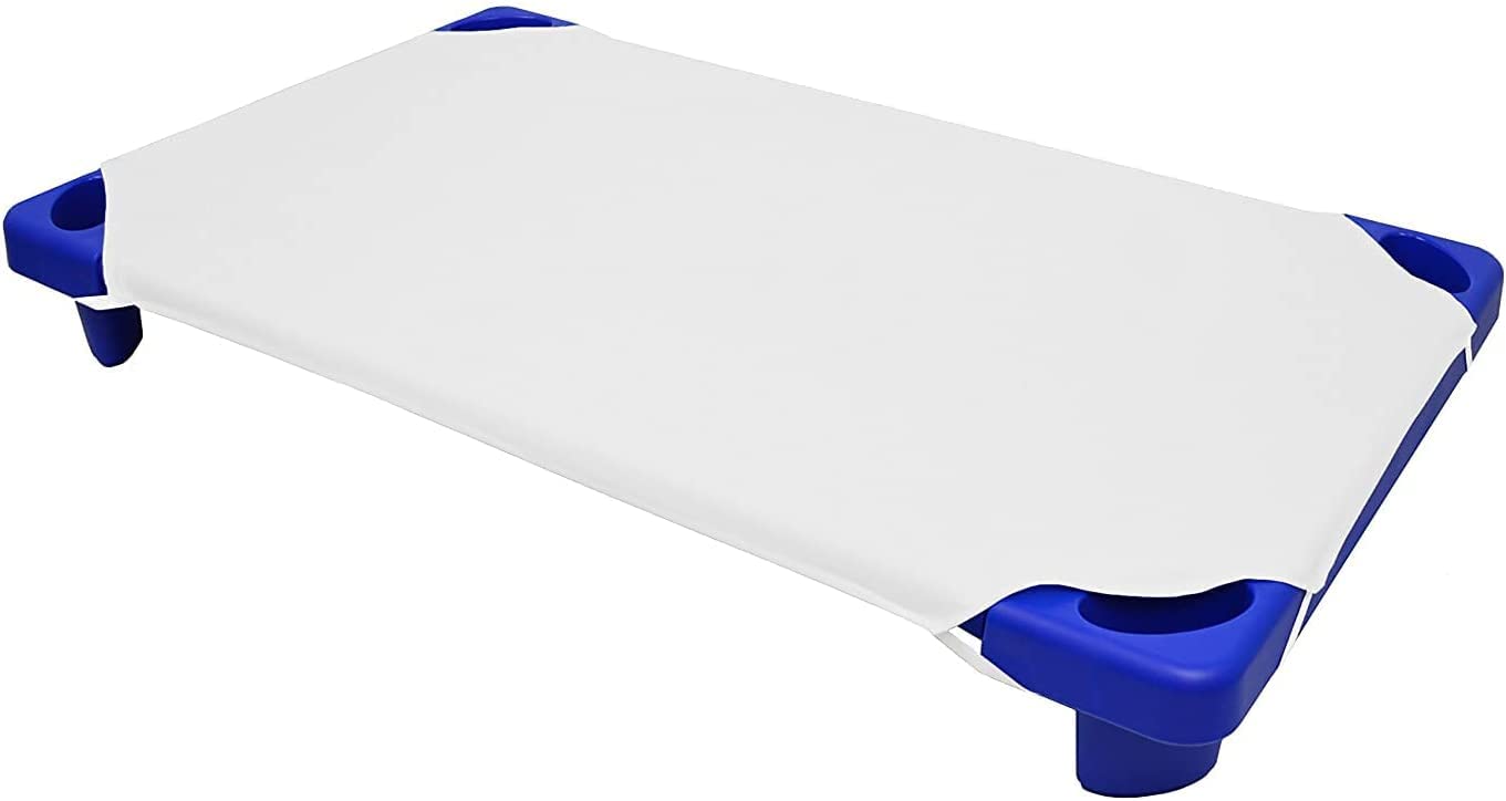 Premium 12-Piece White Polycotton Toddler Cot Sheets Set - 22