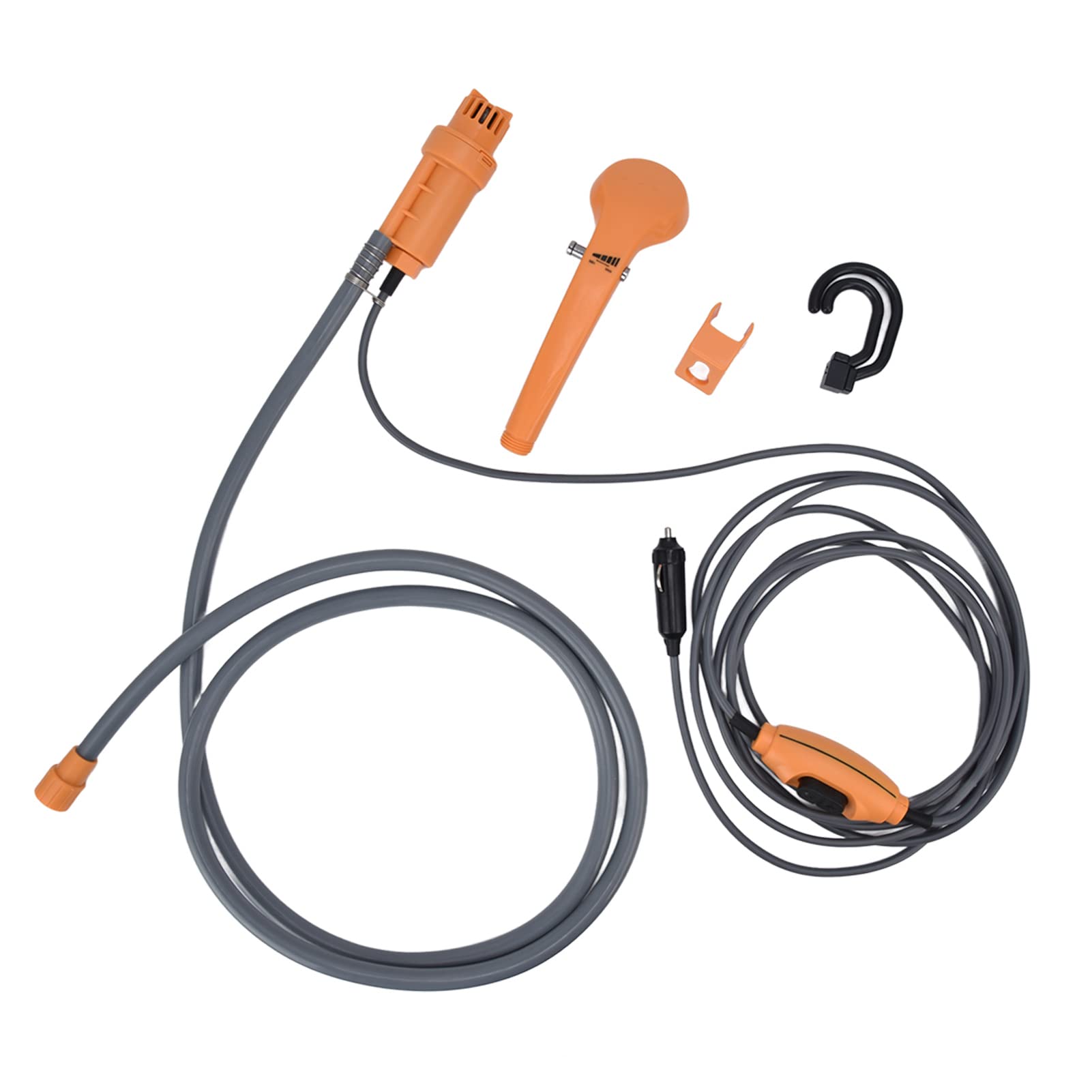 Portable Outdoor Camp Shower - Easy to Install for Camping, Hiking, Beach & RV Trips - Perfect for Washing, Watering Plants & Outdoor Cleaning