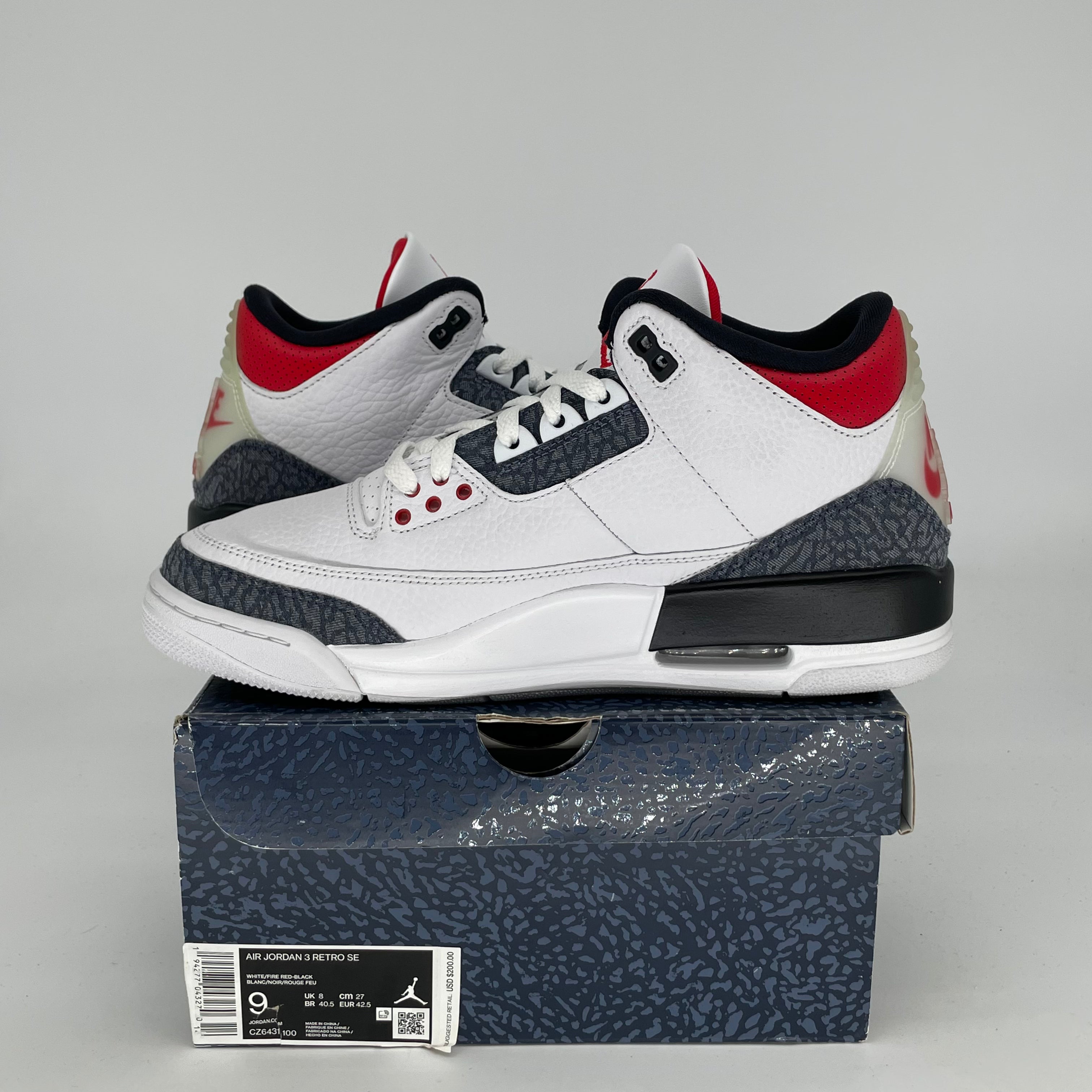 Authentic Air Jordan 3 Retro 