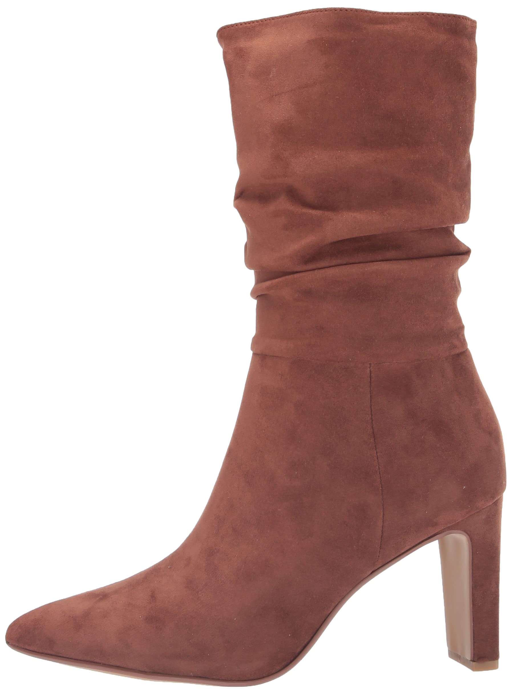 Chinese Laundry Women's Ezra Suedette Fashion Boots - Stylish Ankle Booties for Fall & Winter, Comfortable Heels for Work, Date Night & Casual Outfits