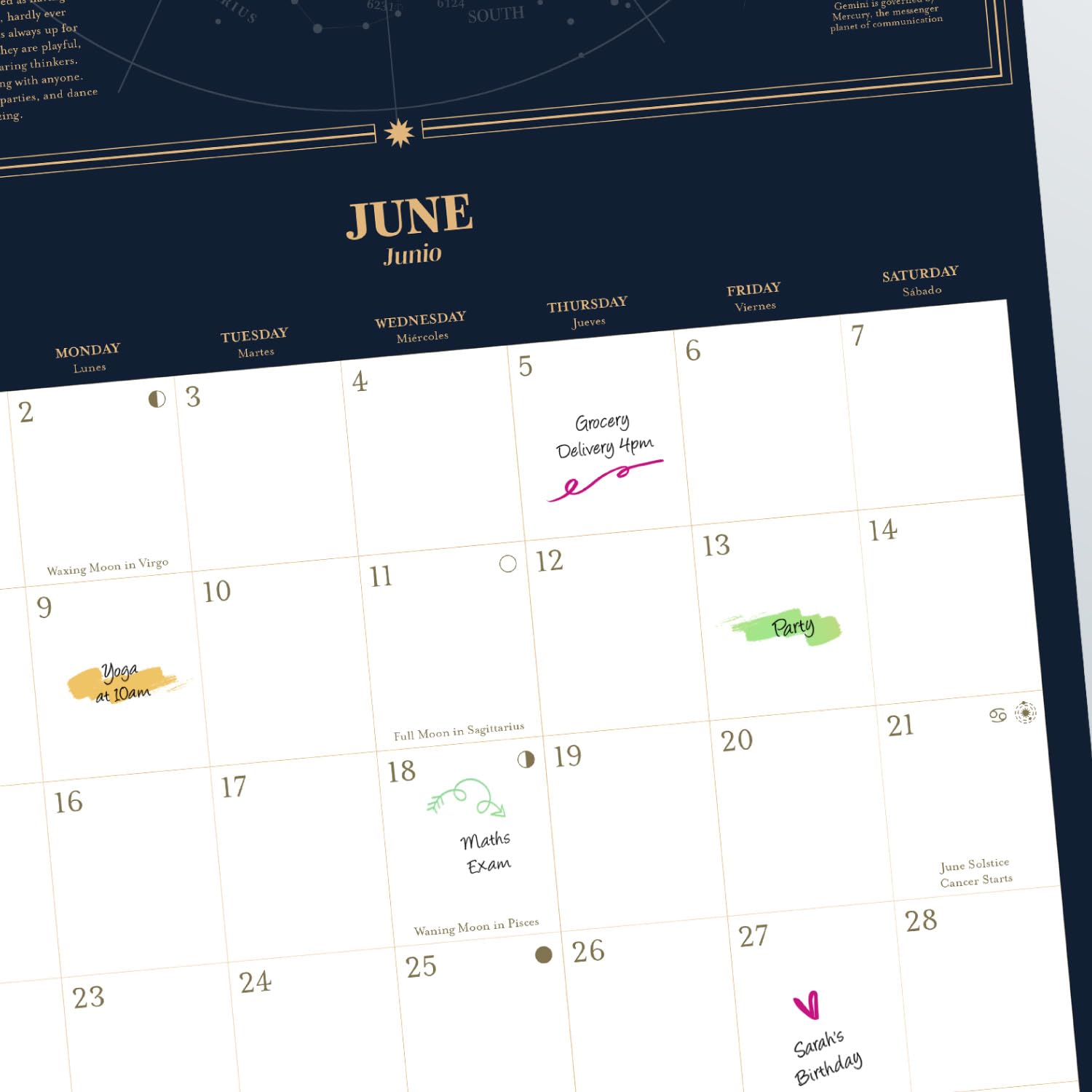 2025 Astral Wall Calendar - 12