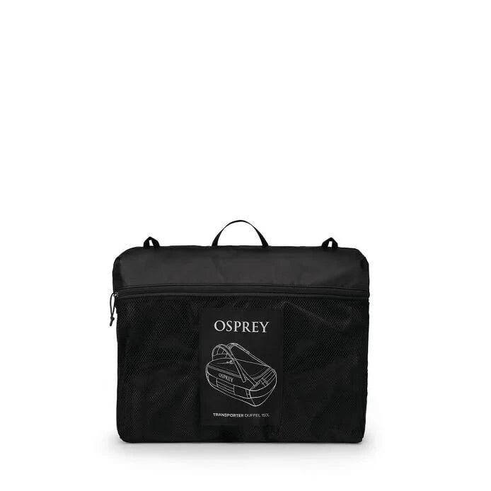 Osprey Transporter Duffel 150 - Large Travel Duffel Bag with Wheels, Water-Resistant Material for Airplane, Camping & Outdoor Adventures - Perfect for Luggage, Gym & Sports Equipment Storage