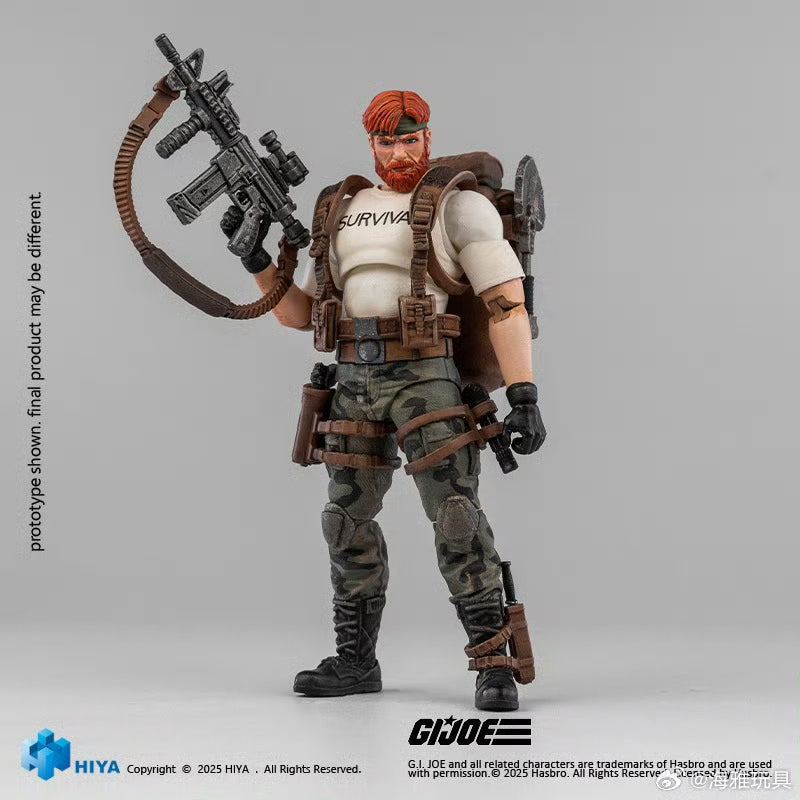 Pre-Order 1/18 Scale HIYA 4-Inch G.I.Joe Outback Action Figure - Highly Detailed Collectible Military Toy for Display & Play | Perfect for Collectors, Gift Giving & Diorama Scenes