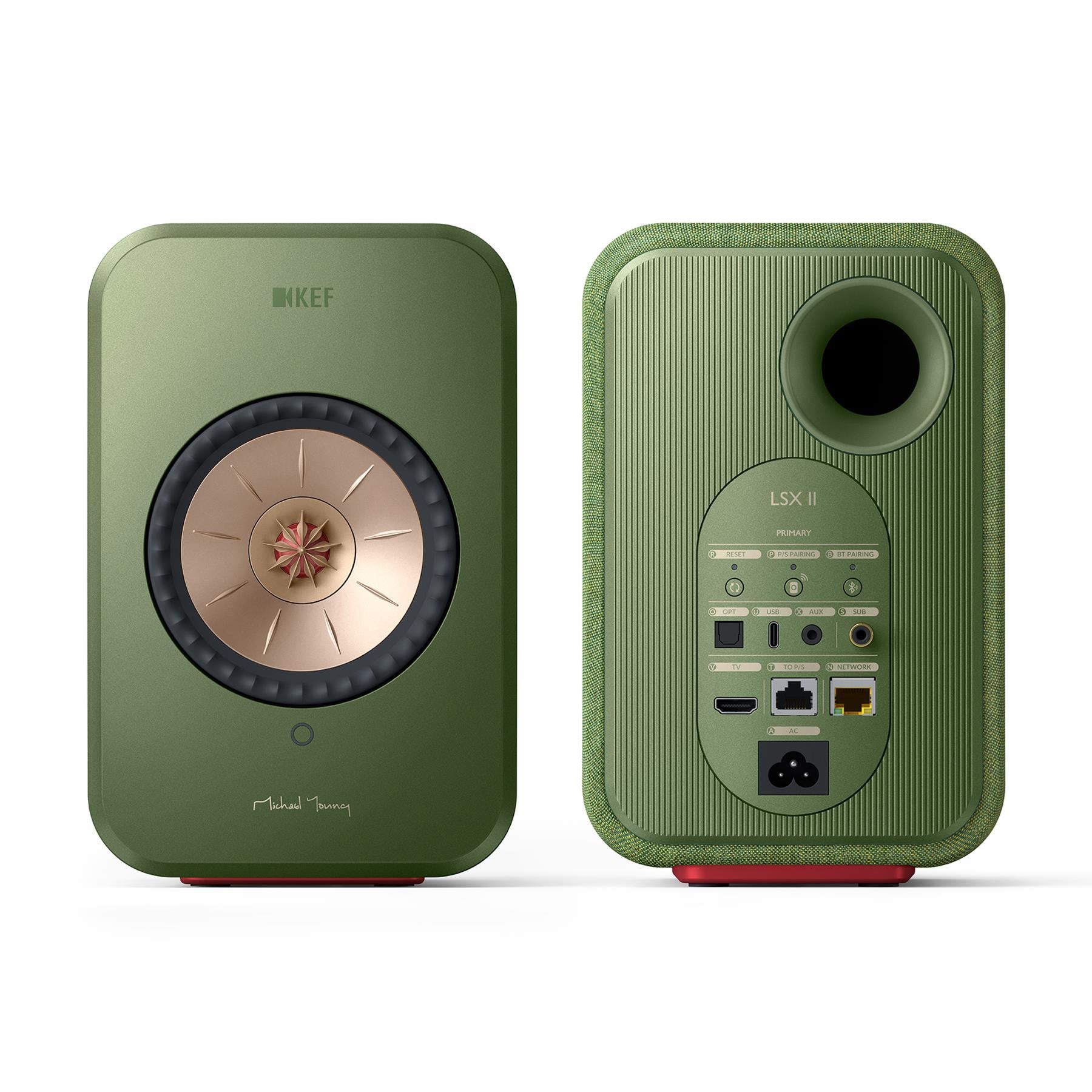 KEF LSX II Wireless HiFi Speakers - Premium Bluetooth Bookshelf Speakers with High Resolution Audio for Home Theater & Music Listening