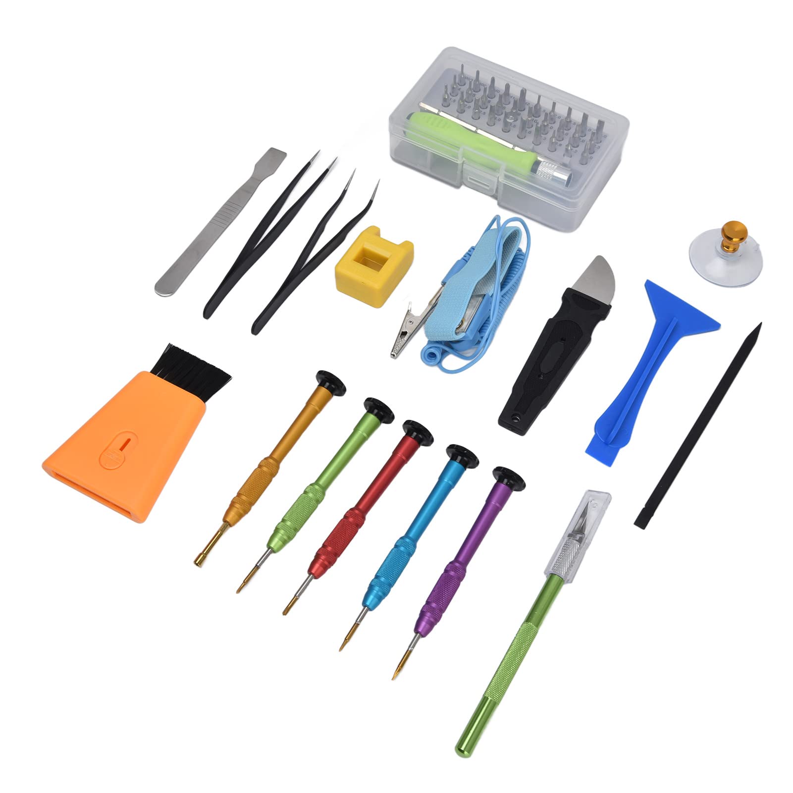 Premium 60-in-1 Repair Tool Kit - Professional Portable Screwdriver Set with Magnetic Bits for Electronics, Phones, Laptops & Home Maintenance | Ideal for DIY Repairs, Tech Support & Emergency Fixes