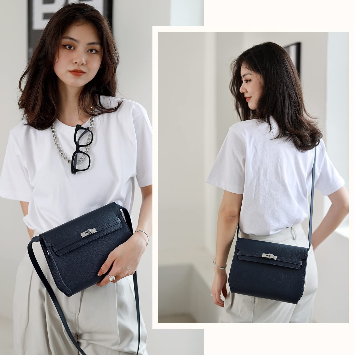 POPSEWING DIY Leather Bag Kit - Premium Handcrafted Designer Handbags for Women & Men - Complete DIY Bag Making Set for Personalized Gifts - Perfect for Crafting, Fashion Accessories & Unique Present Ideas