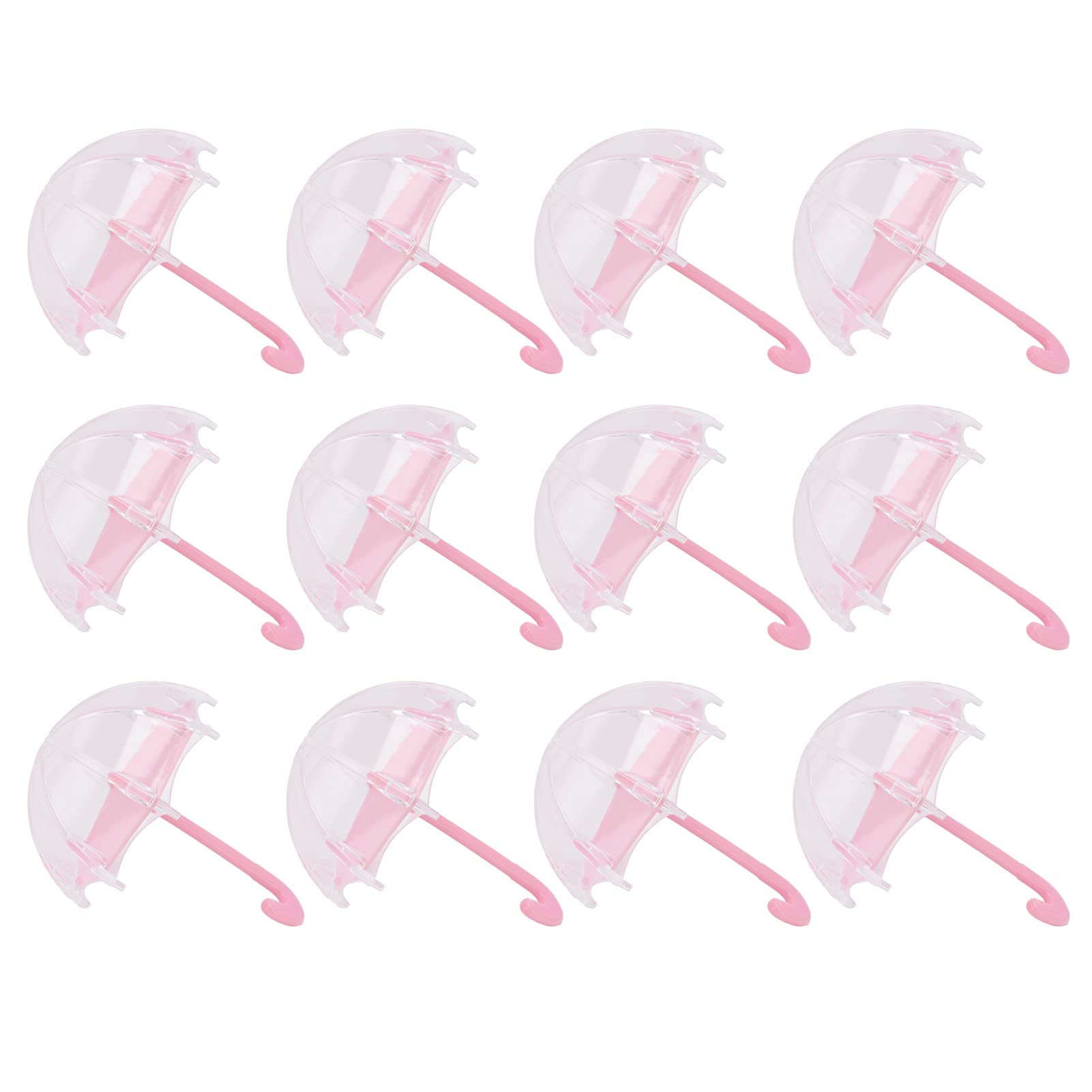 Pink Umbrella-Shaped Transparent Candy Box - Perfect for Weddings, Baby Showers & Birthday Parties | Sweet Treat Organizer & Party Favor Container