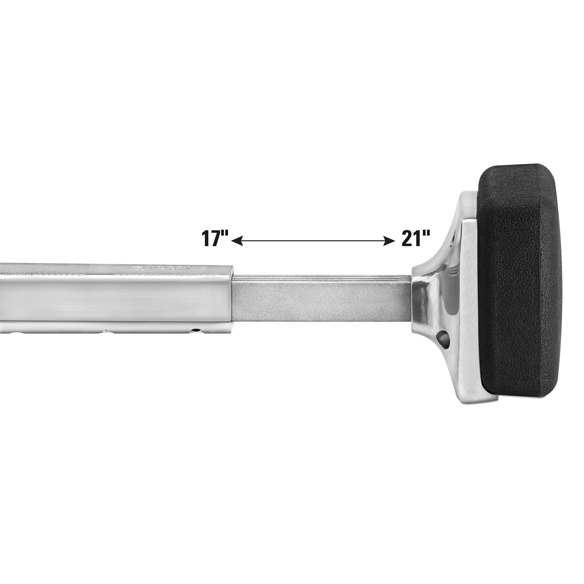 Roberts Carpet Tools Deluxe Knee Kicker 10-412-2 - Professional Carpet Installation Tool with Ergonomic Design, Silver - Perfect for Carpet Stretching, Repair & DIY Home Improvement Projects