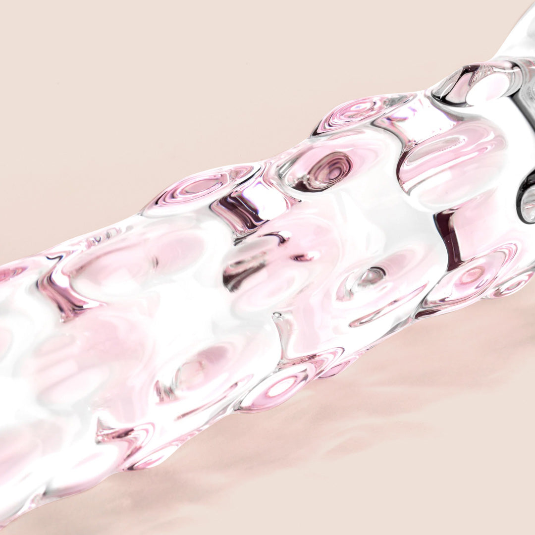 Icicles No. 7 Glass Dildo - Premium Handmade Glass Adult Toy for Women & Couples - Perfect for Sensual Play & Temperature Play in the Bedroom