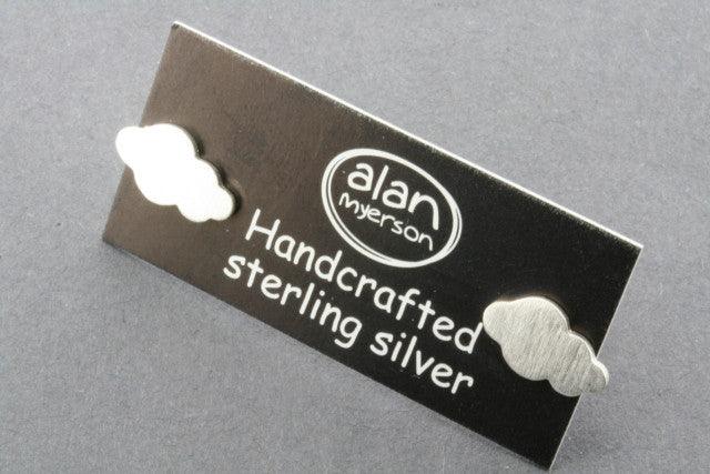 Cloud Stud Earrings for Women - Hypoallergenic Cubic Zirconia CZ Studs - Perfect for Everyday Wear, Work & Special Occasions