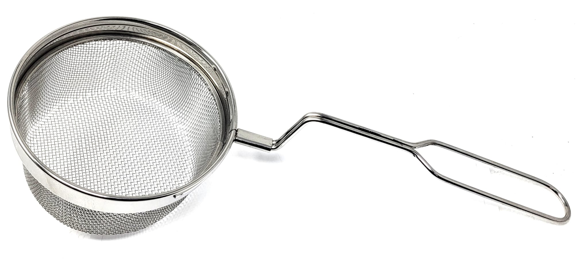 Premium Stainless Steel Puri Strainer & Deep Fry Oil Mesh Filter - Size 4 for Indian Cooking | Perfect for Jalebi, Samosa & Pakora Frying | Durable Kitchen Tool for Restaurants & Home Chefs