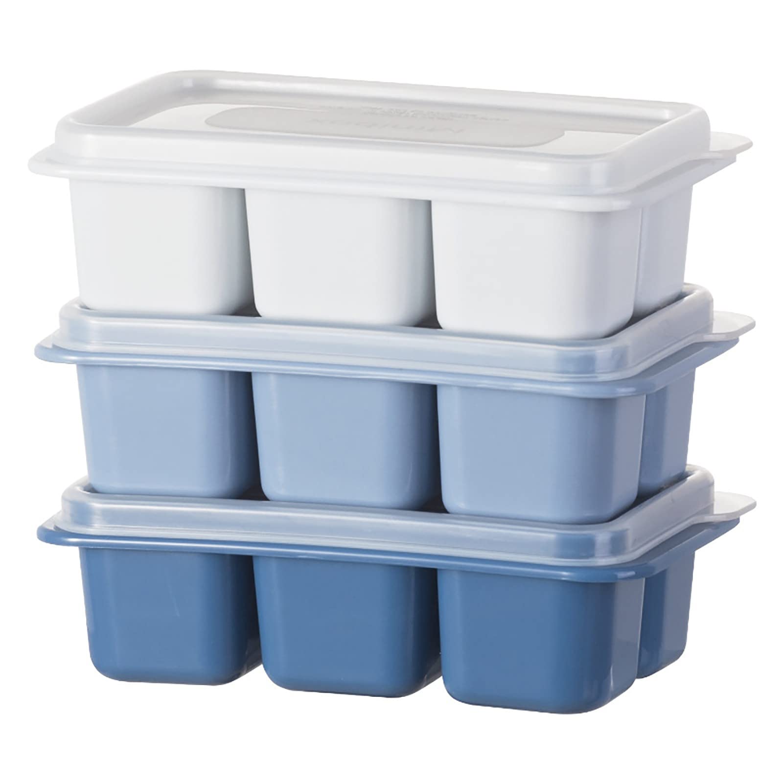 18-Piece Silicone Ice Cube Tray with Lid & Storage Box - Easy Release, Splash-Proof Design for Large Square Ice Cubes & Balls | Perfect for Cocktails, Beverages & Home Freezing