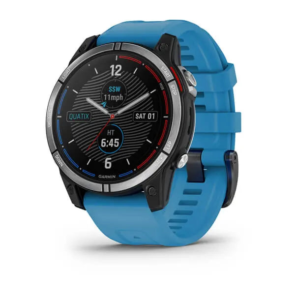 Garmin Quatix 7 Marine GPS Smartwatch - Premium Multisport Watch for Sailing, Fishing & Outdoor Adventures | Waterproof, Nautical Maps & Sonar Connectivity