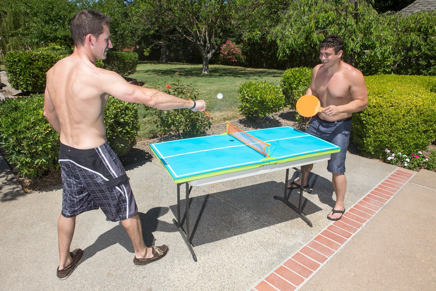 Poolmaster Floating Table Tennis Game Toy - Portable Waterproof Ping Pong Set for Pool, Lake & Beach Fun - Perfect for Outdoor Parties, Family Gatherings & Summer Activities