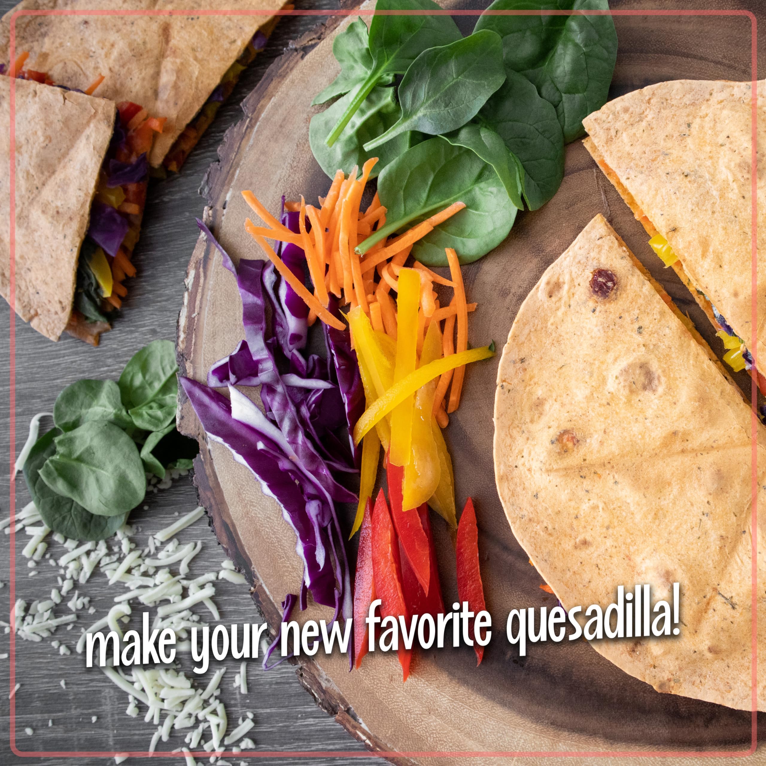 Nostalgia 6-Wedge Electric Quesadilla Maker with Extra Stuffing Latch - 8-Inch Red Non-Stick Surface for Perfect Mexican Snacks - Ideal for Parties, Family Gatherings & Quick Meals