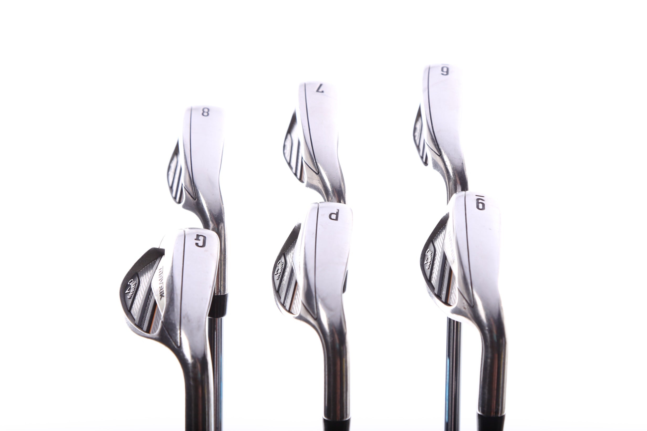 Used Callaway Mavrik Iron Set - Right Handed 6-PW, GW Regular Flex Golf Clubs for Men | Premium Pre-Owned Golf Irons for Driving Range & Course Play