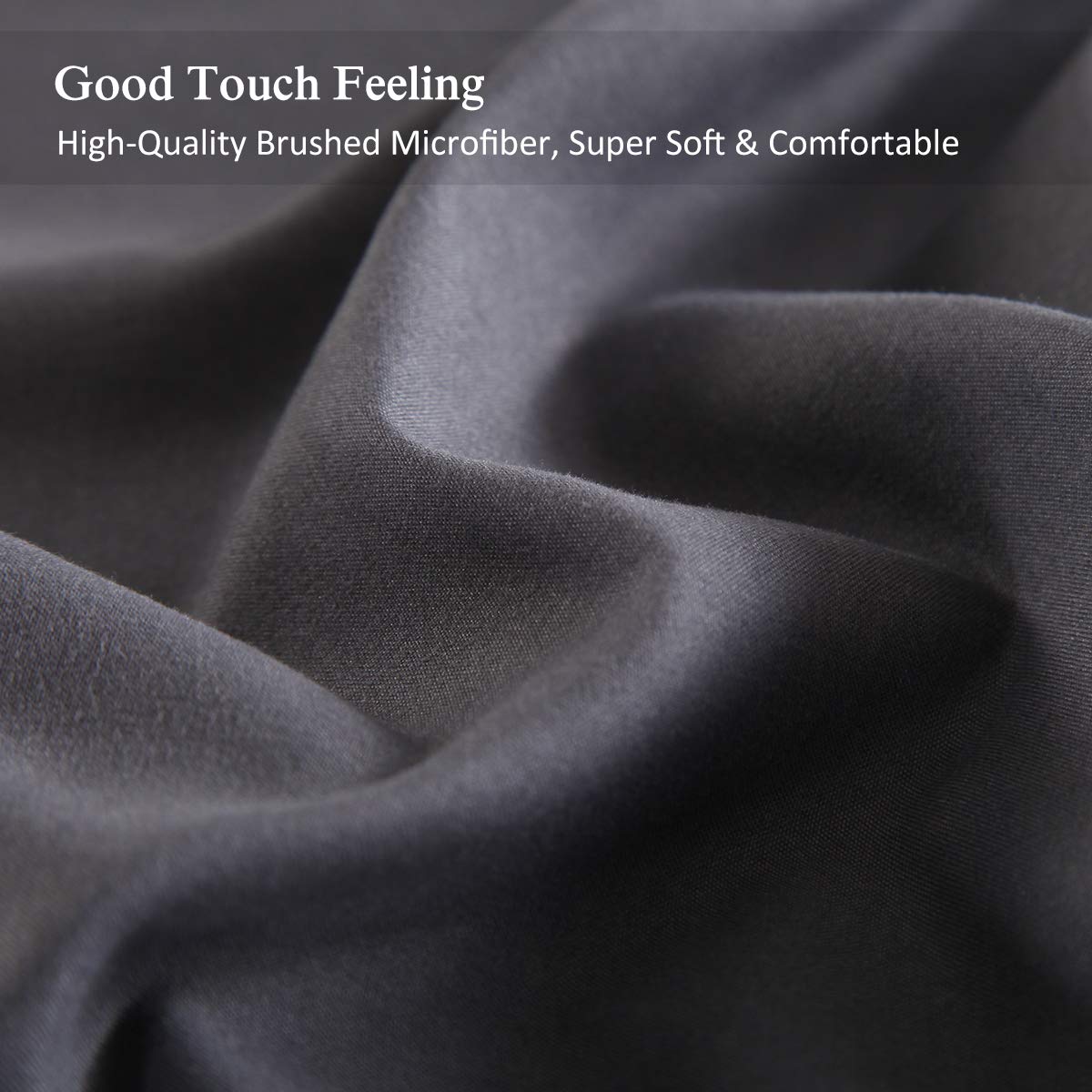 JML 3000 Thread Count Microfiber Bed Sheet Set - 3-Piece Twin Size with 14