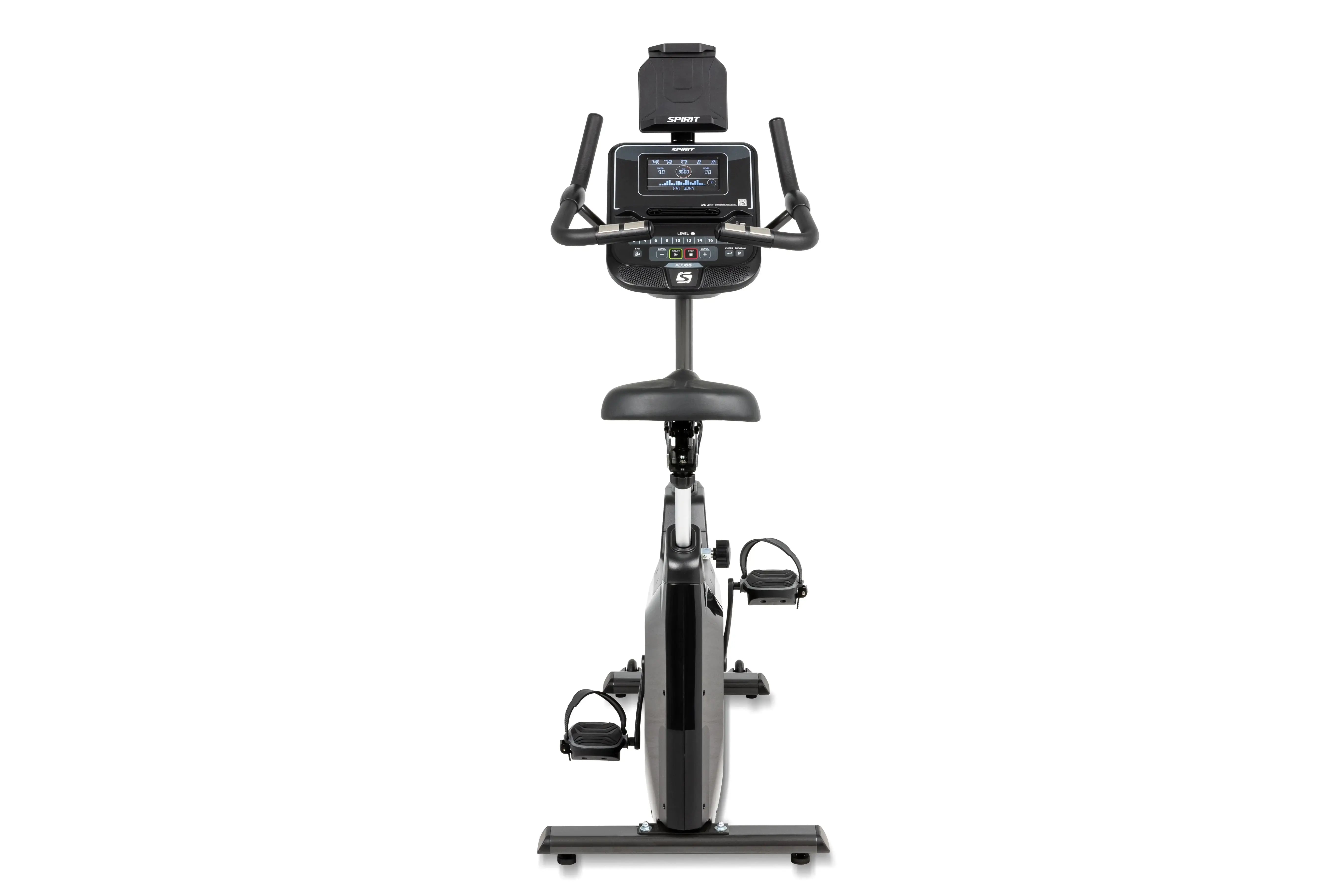 Spirit XBU55V2 Upright Exercise Bike for Home Gym - Cardio Workout Equipment for Indoor Cycling & Fitness Training