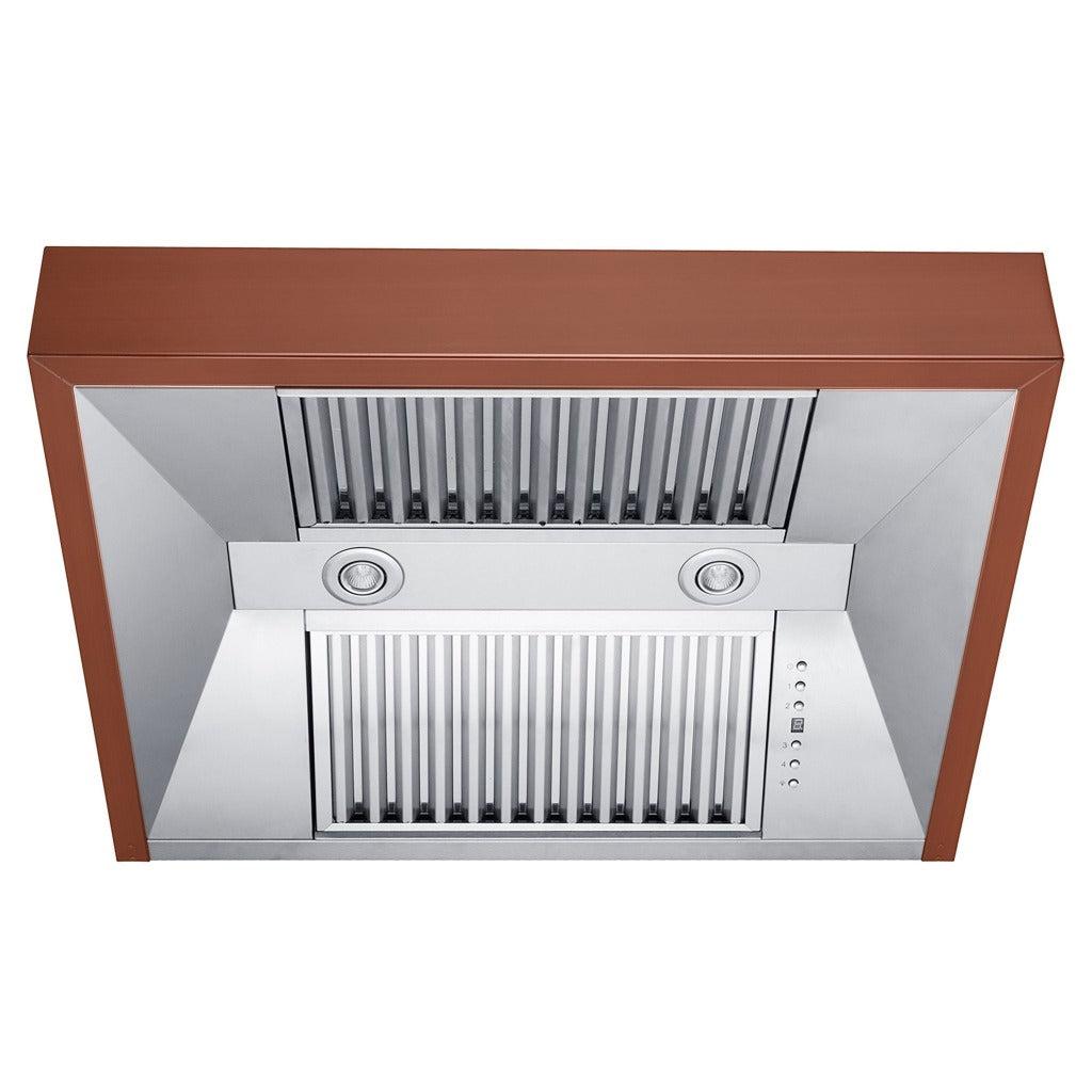 ZLINE 8685C Designer Series Under Cabinet Range Hood - 30 Inch Stainless Steel Kitchen Vent Hood with Powerful CFM for Smoke & Odor Removal - Perfect for Modern Home Kitchens & Open Concept Living Spaces