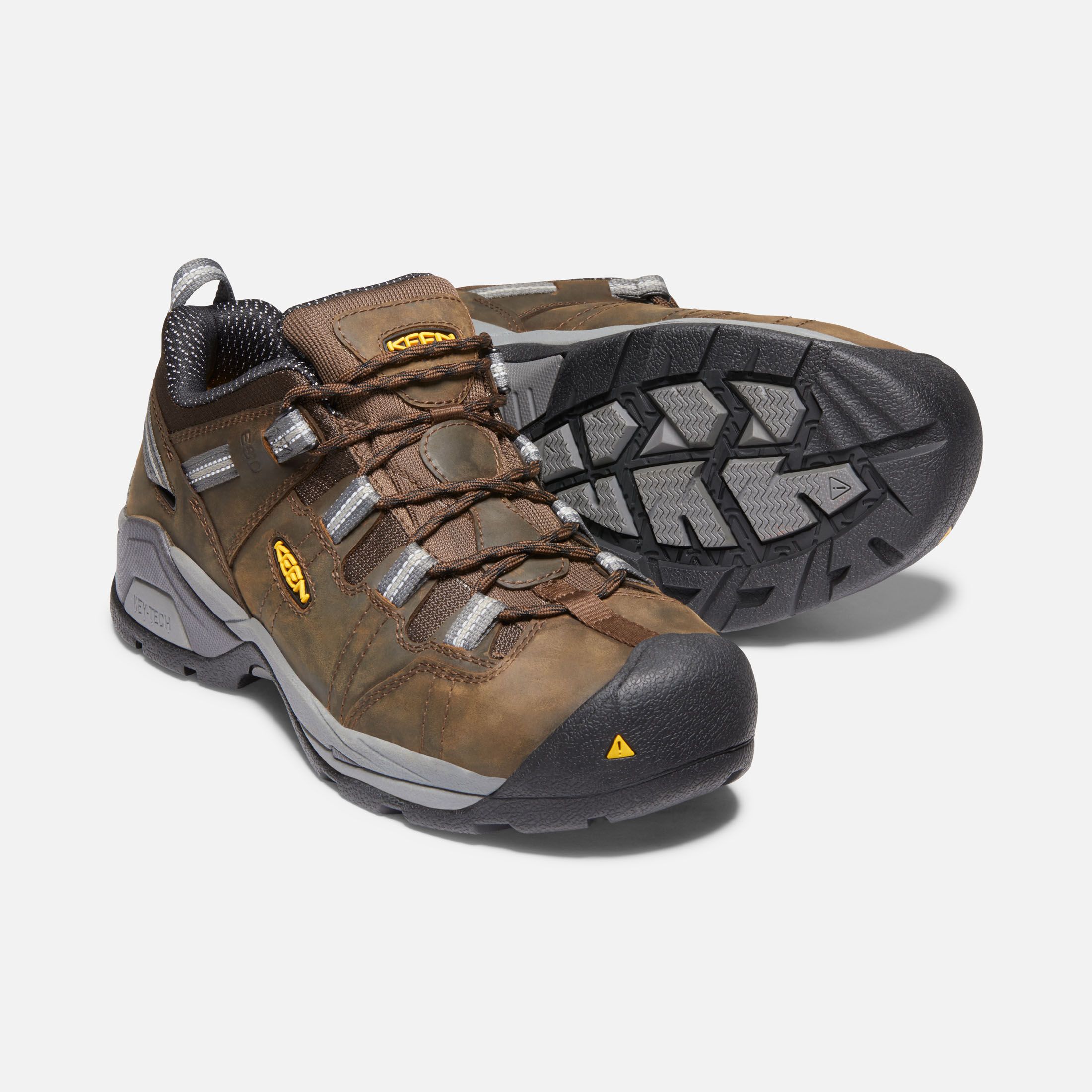 KEEN DETROIT XT ESD Steel Toe Wide Work Shoes - Electrical Hazard Safety Boots for Construction & Industrial Work