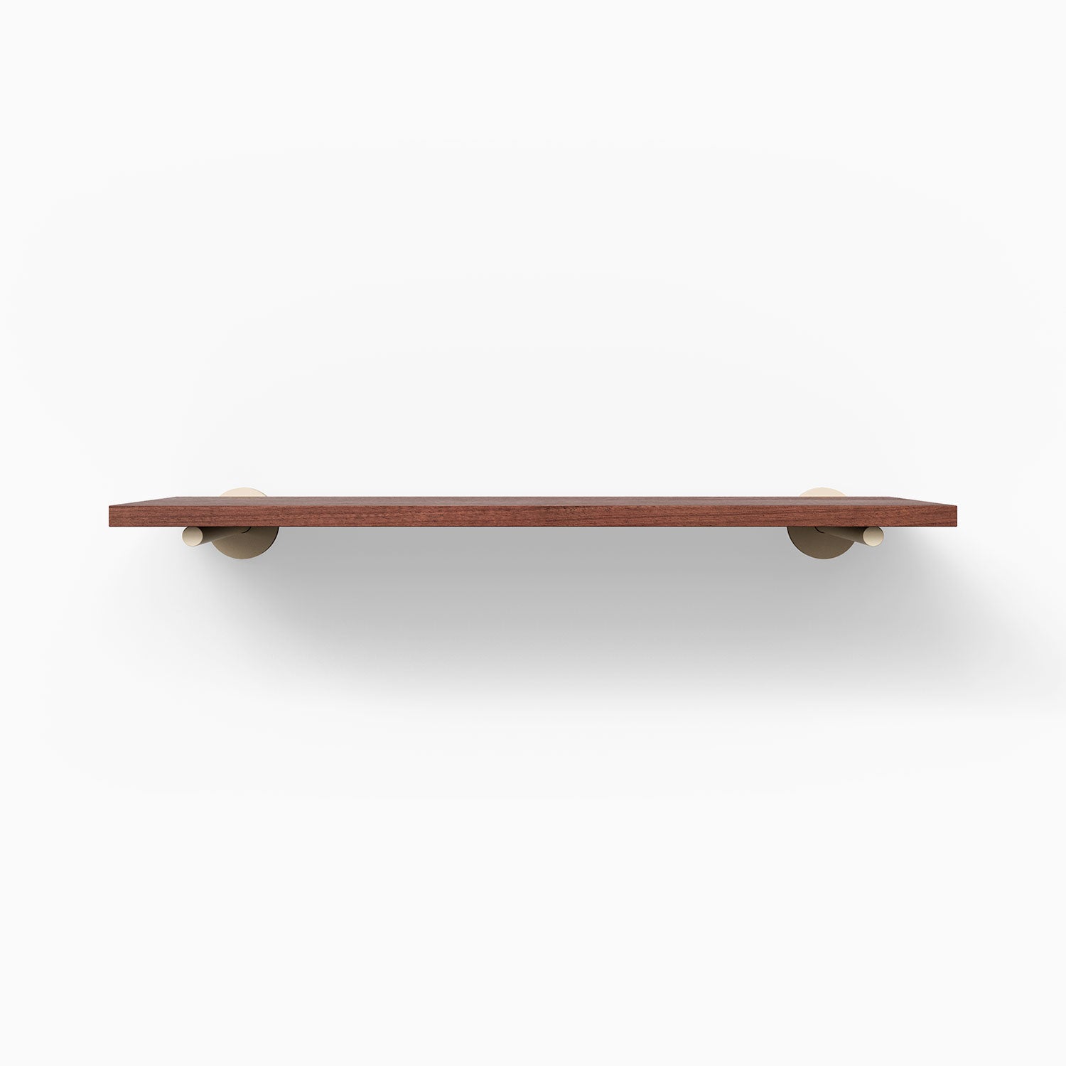 Stylish Roderick Mahogany Wood Wall Shelf - Floating Shelves for Living Room, Bedroom, Bathroom & Kitchen Storage & Decor