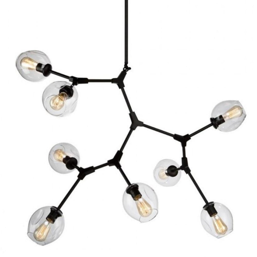 Danyon Elegant Crystal Chandelier - Modern Ceiling Light Fixture for Dining Room, Living Room & Bedroom | Energy Efficient LED Lighting for Home Decor