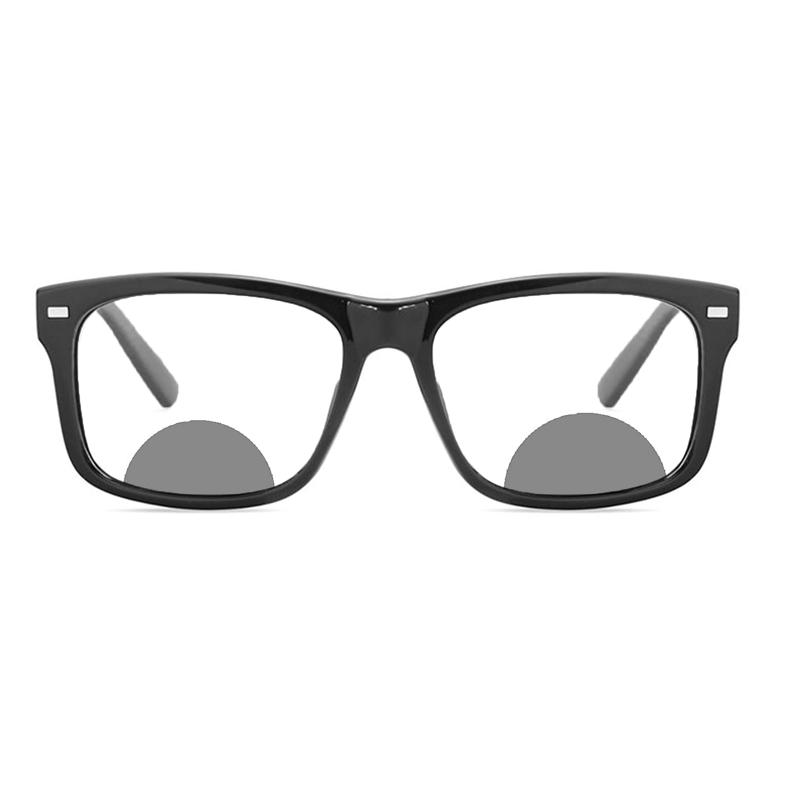 COTIA Sports Bifocal Glasses for Men - Square Photochromic Reading Glasses with Magnifier for Presbyopia - Perfect for Outdoor Activities, Reading & Driving