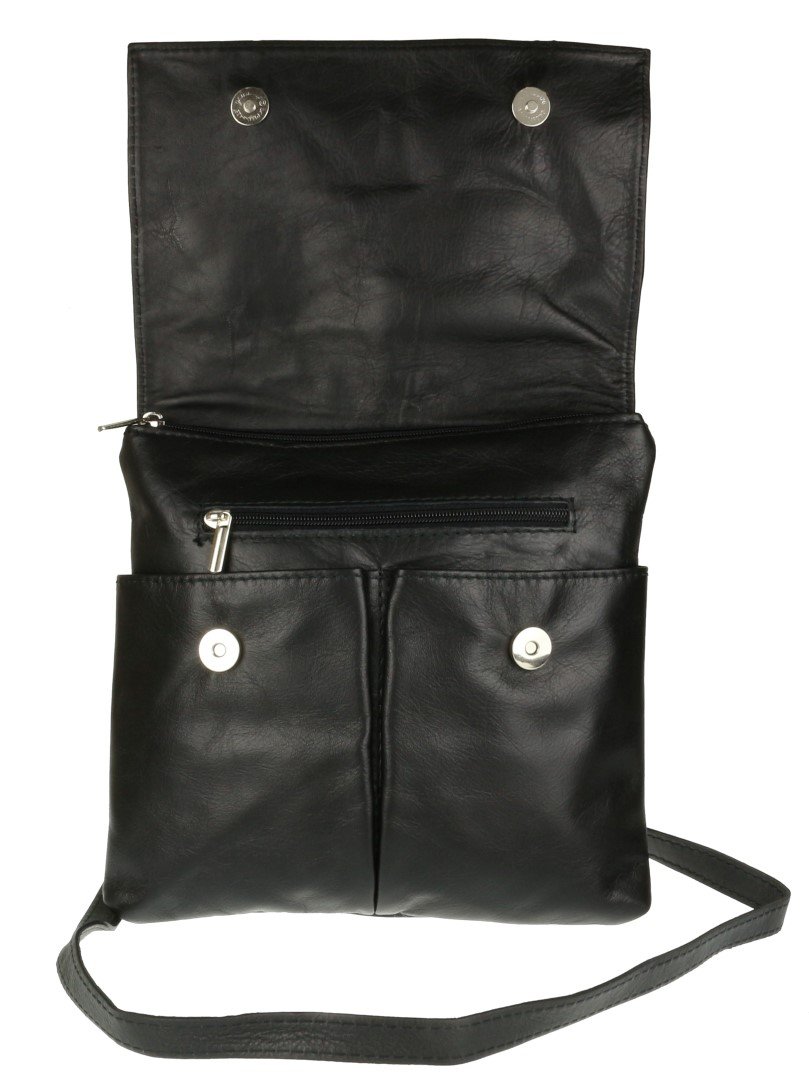 Stylish Italian Genuine Leather Crossbody Bag for Women with Double Pockets - Perfect for Work, Travel & Everyday Use