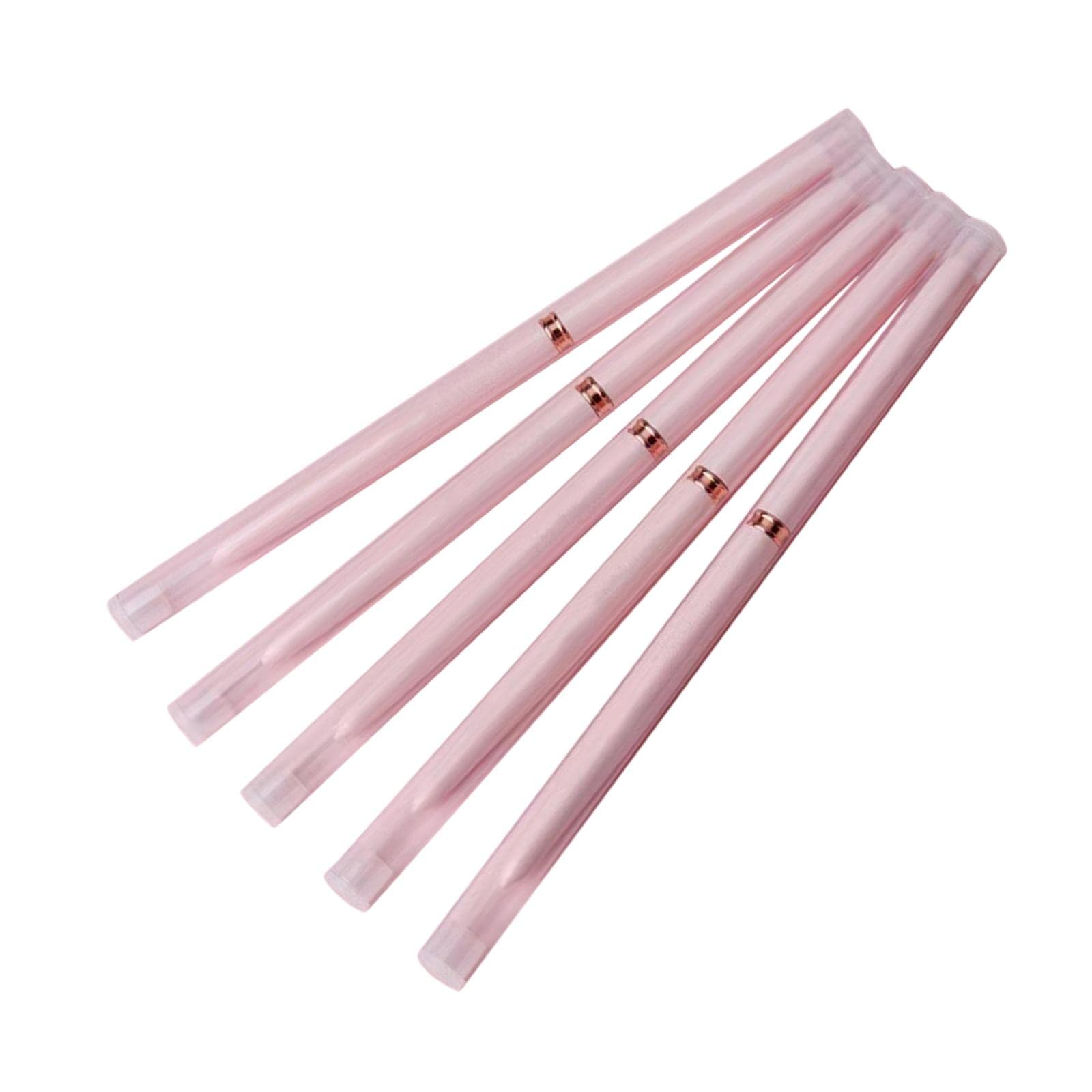 5Pcs Professional Nail Art Brushes Kit - Nail Design Pen, Painting & Line Drawing Brushes for Gel Polish, Acrylic Nails - Perfect for Salon, Home Manicure & DIY Nail Art