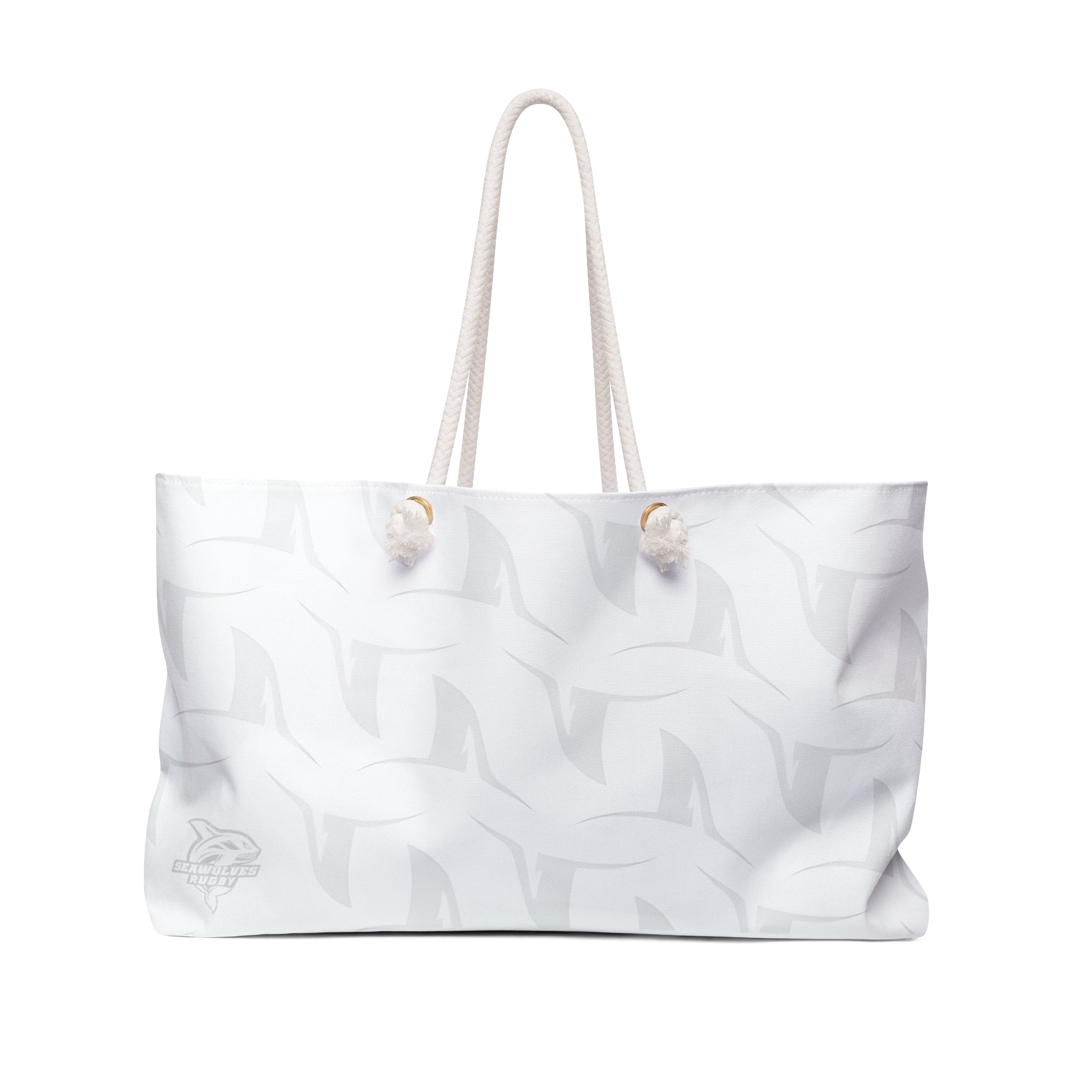 Seawolves Weekender Tote Bag - Large Durable Canvas Beach Bag for Travel, Gym & Weekend Getaways | Perfect Carry-On for Women & Men | Water-Resistant & Spacious